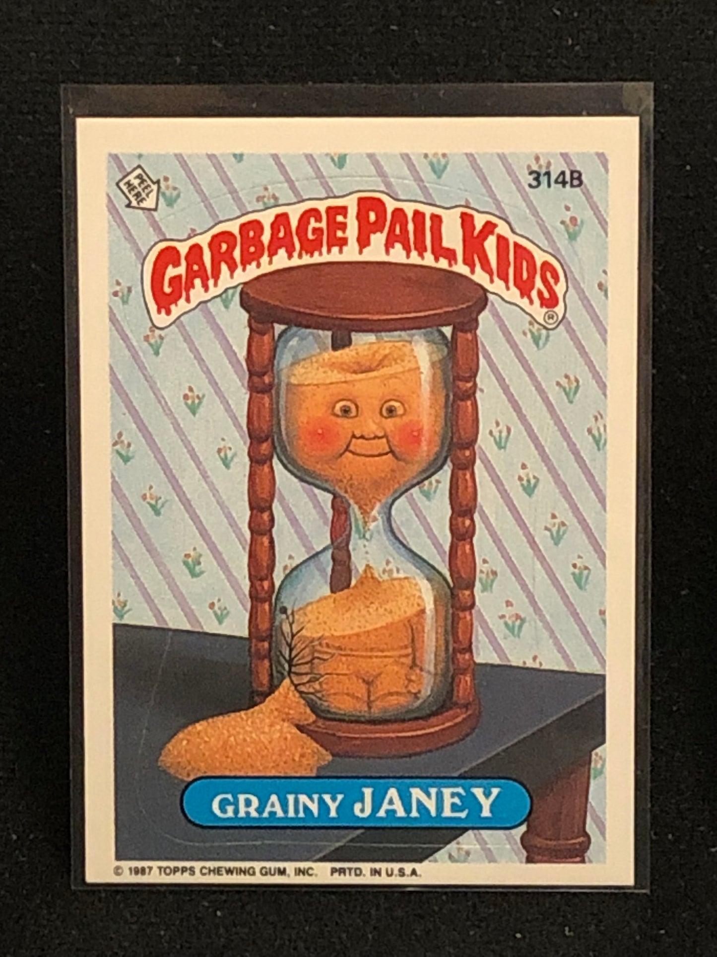 Garbage Pail Kids Original Series 8 (os8) 314b Grainy Janey