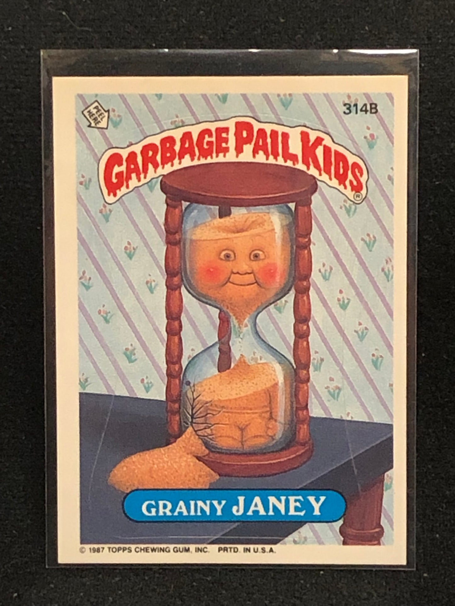 Garbage Pail Kids Original Series 8 (os8) 314b Grainy Janey