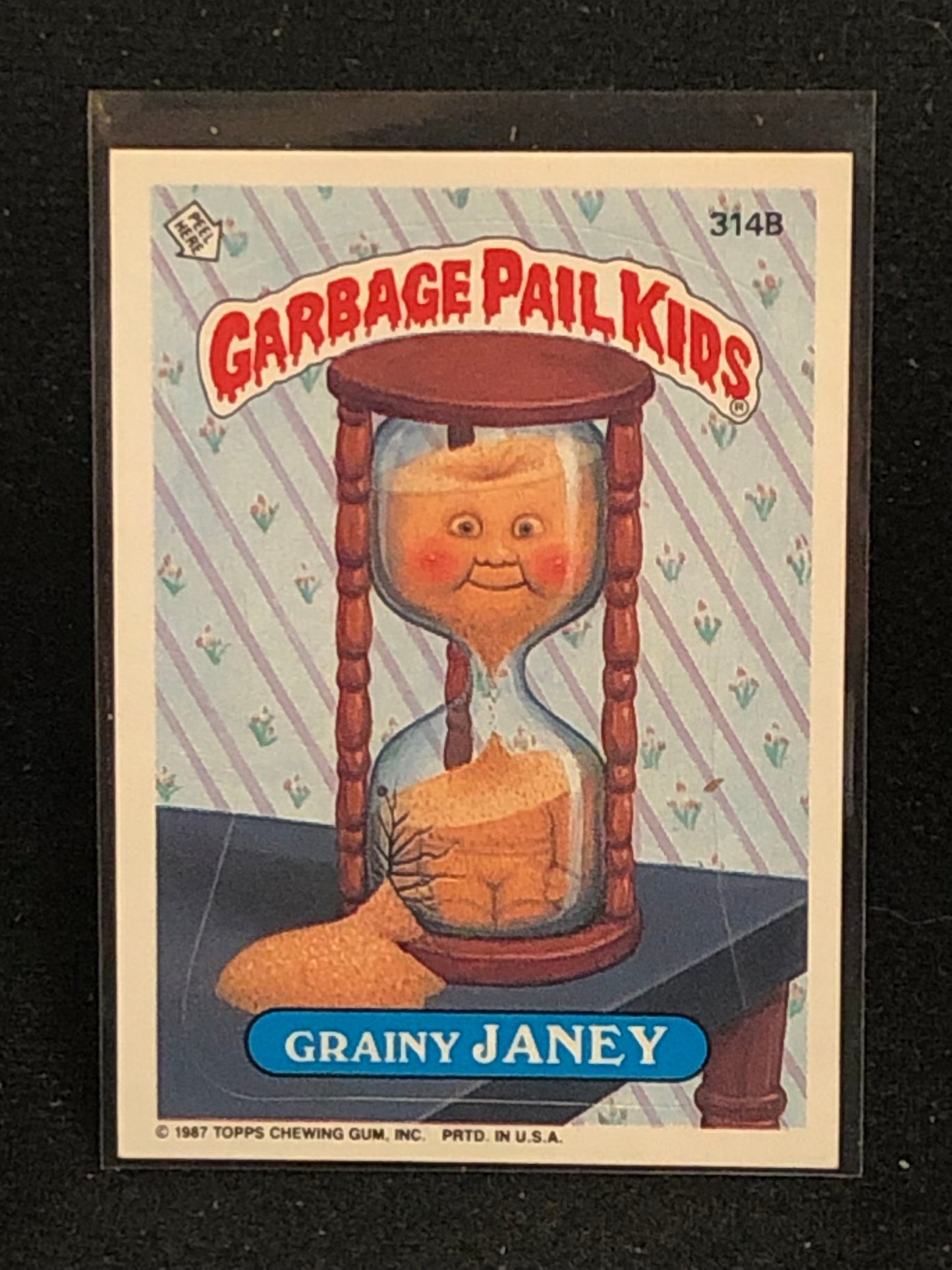 Garbage Pail Kids Original Series 8 (os8) 314b Grainy Janey