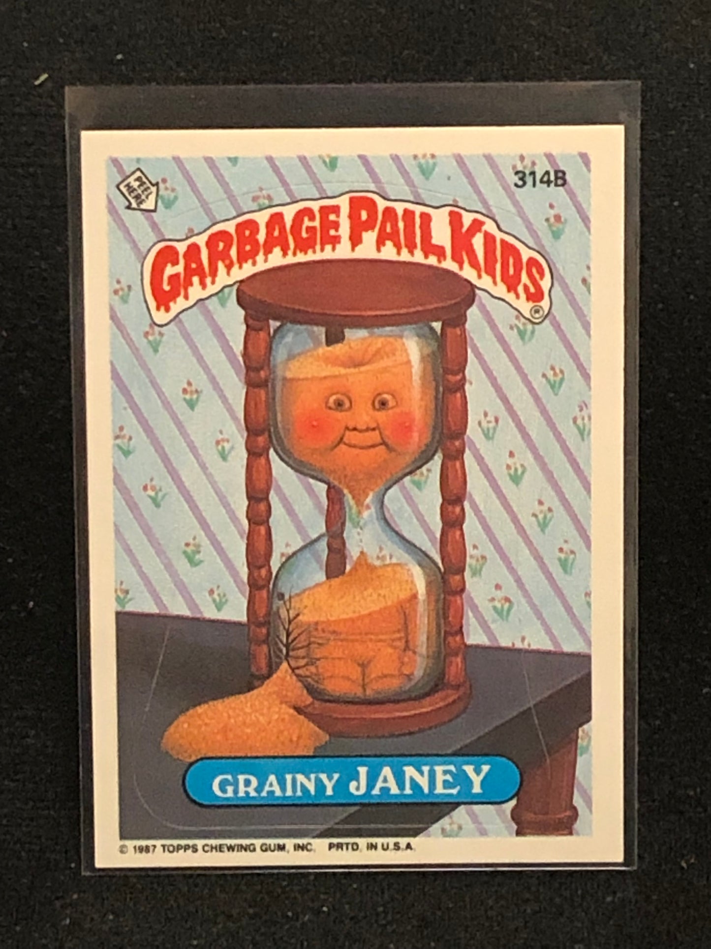 Garbage Pail Kids Original Series 8 (os8) 314b Grainy Janey