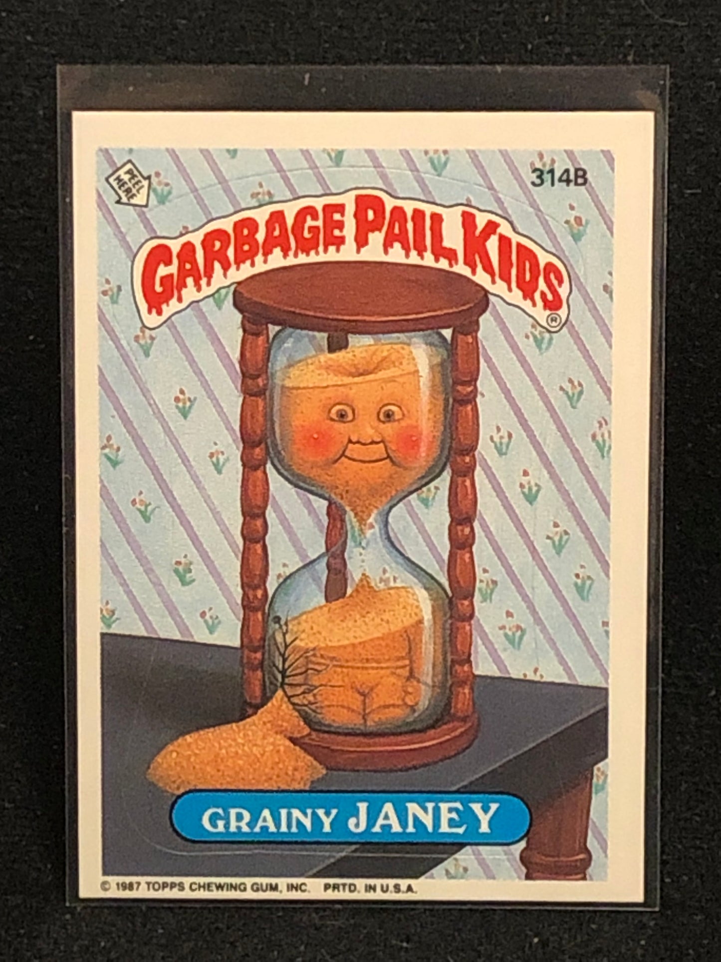 Garbage Pail Kids Original Series 8 (os8) 314b Grainy Janey