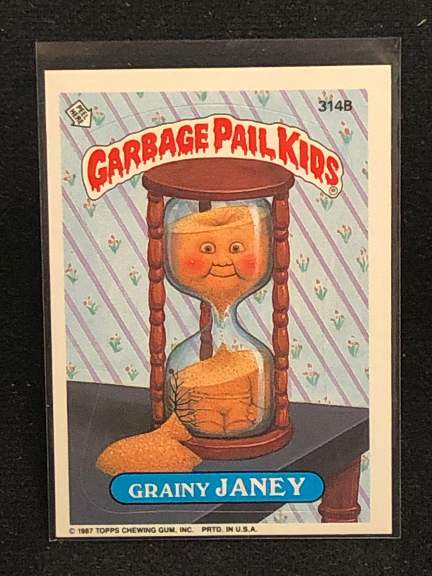 Garbage Pail Kids Original Series 8 (os8) 314b Grainy Janey