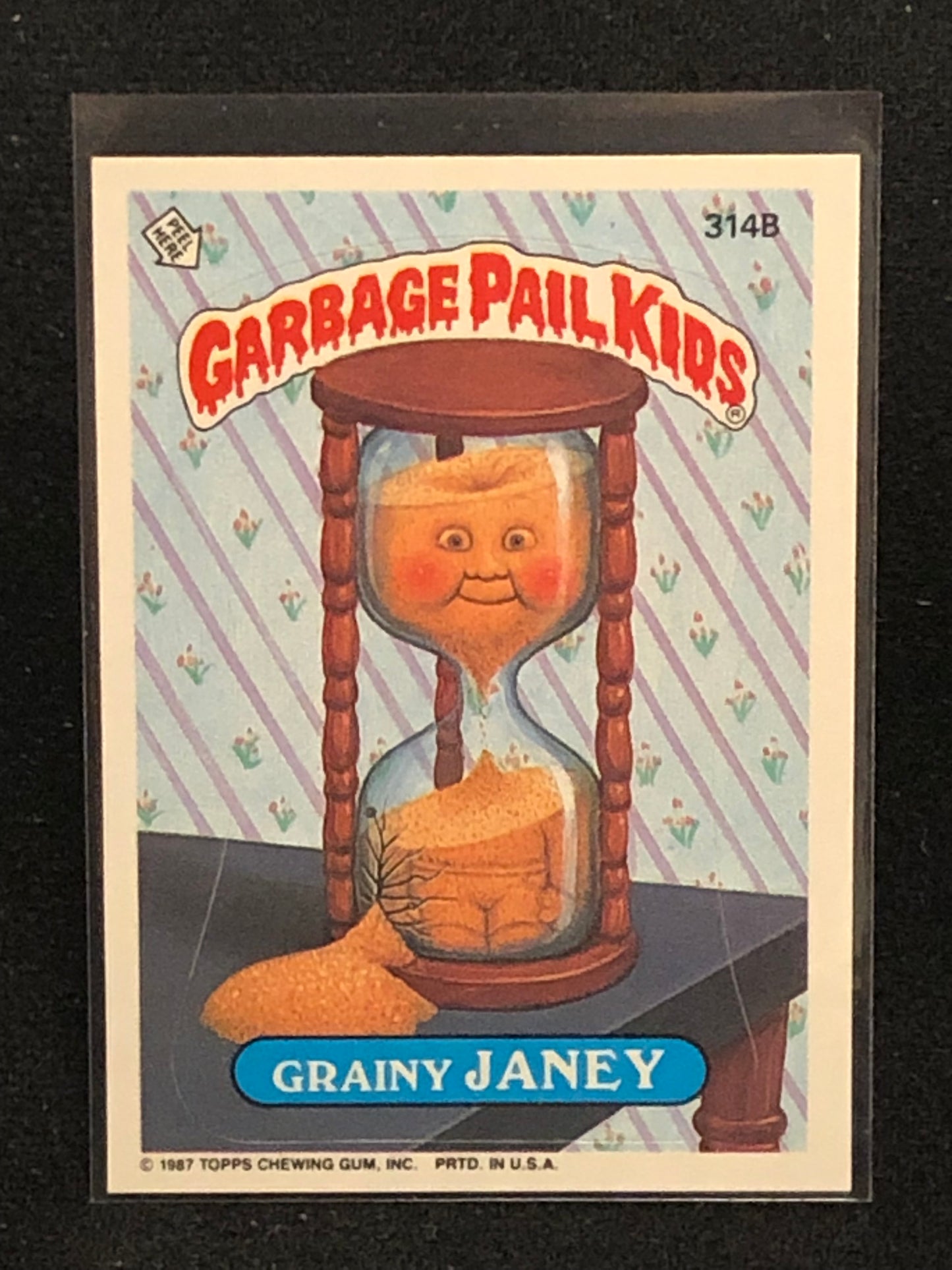 Garbage Pail Kids Original Series 8 (os8) 314b Grainy Janey