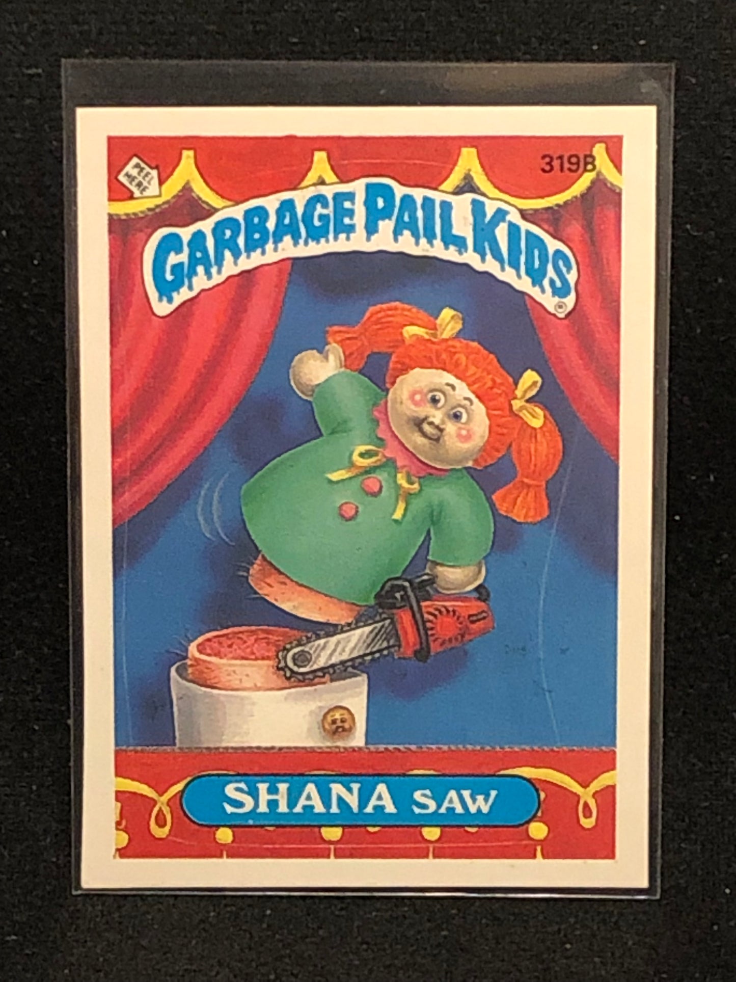 Garbage Pail Kids Original Series 8 (os8) 319b Shana Saw