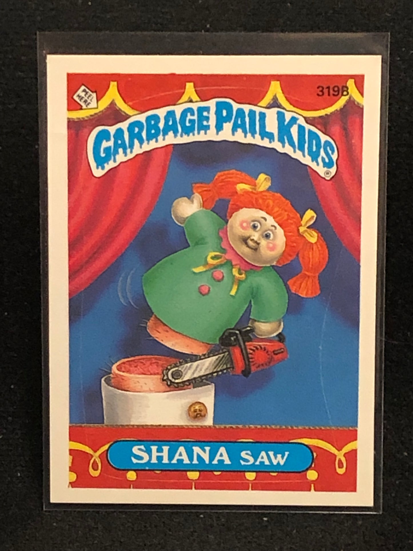 Garbage Pail Kids Original Series 8 (os8) 319b Shana Saw