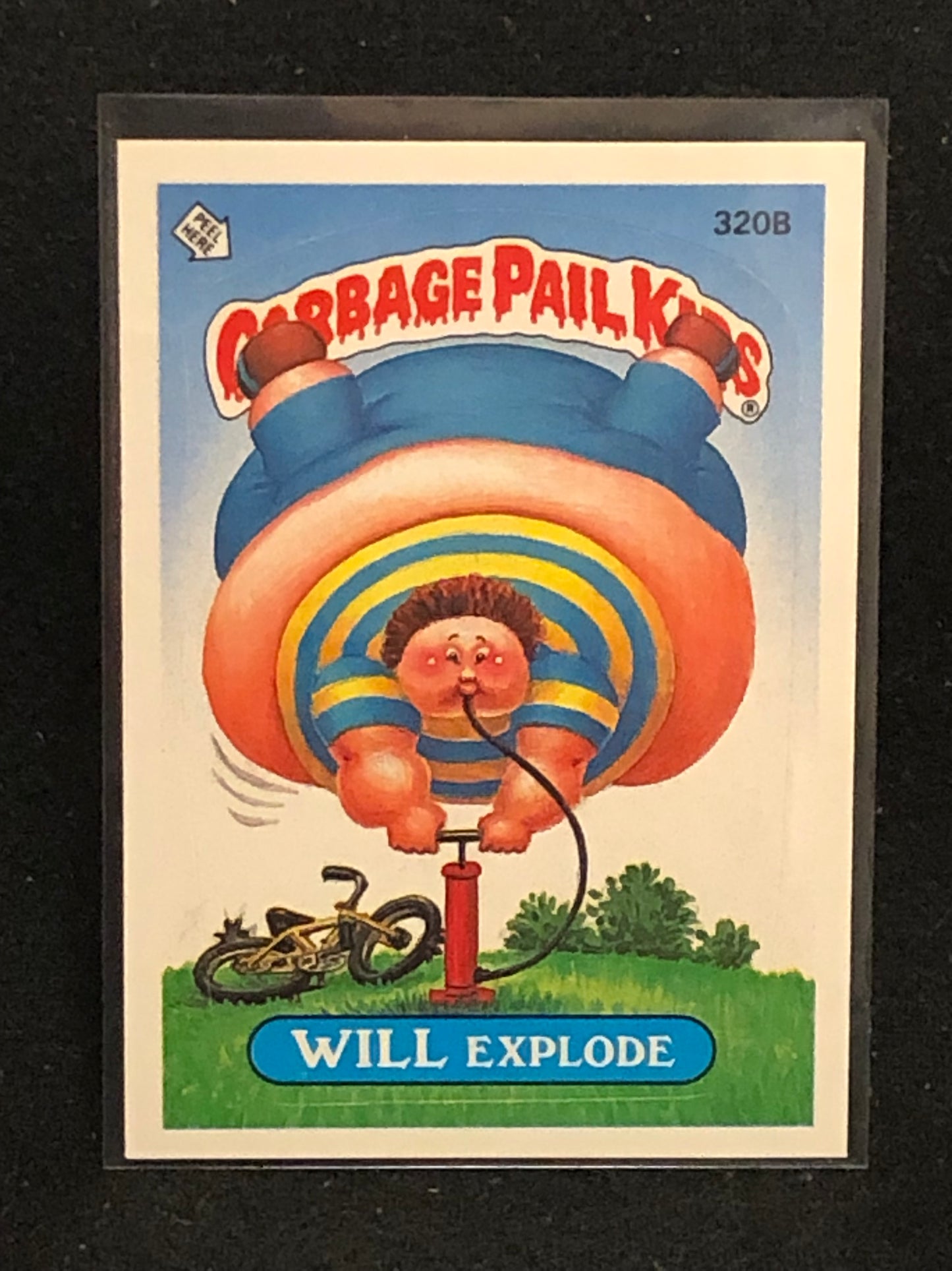 Garbage Pail Kids Original Series 8 (os8) 320b Will Explode