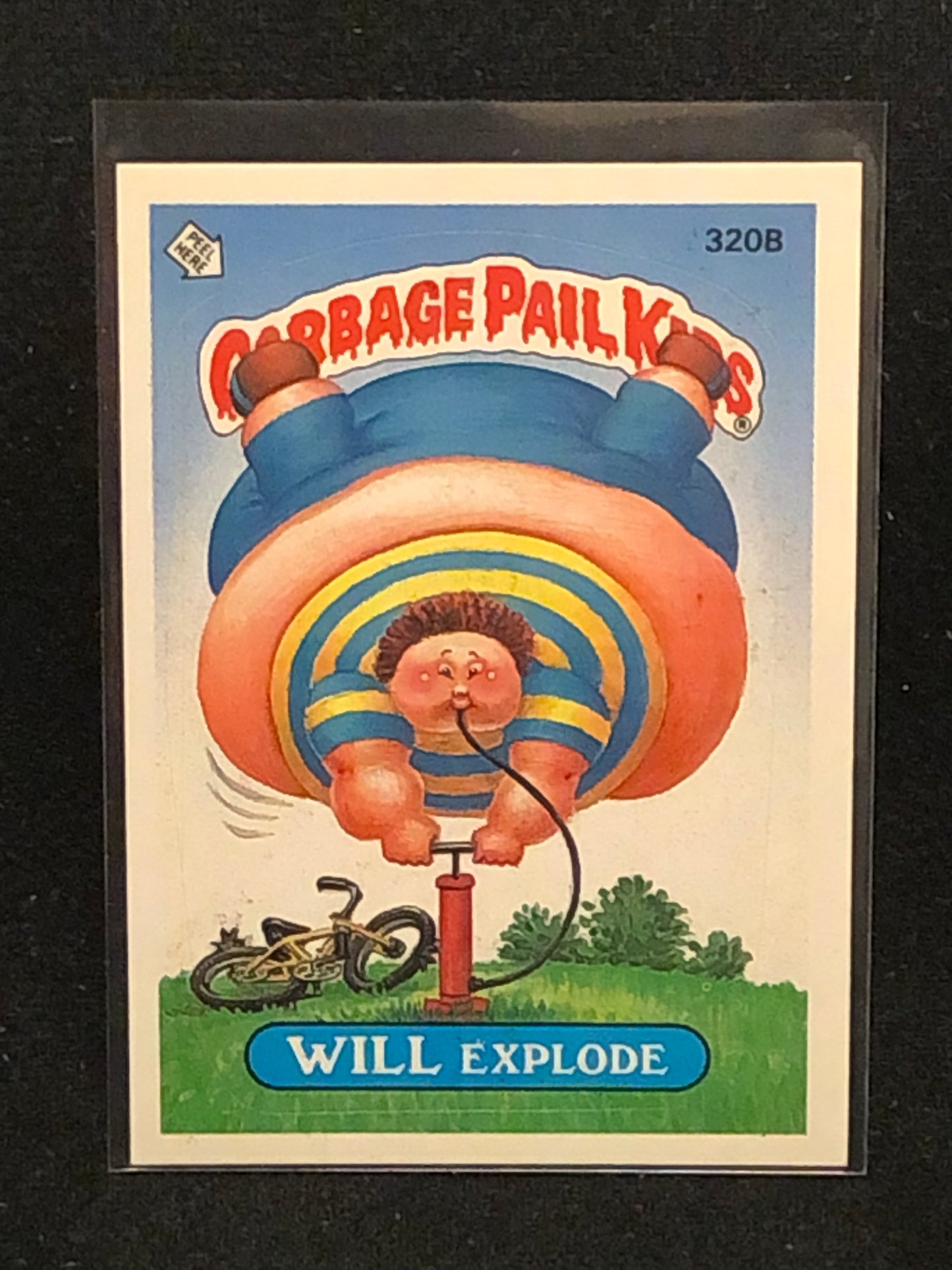 Garbage Pail Kids Original Series 8 (os8) 320b Will Explode