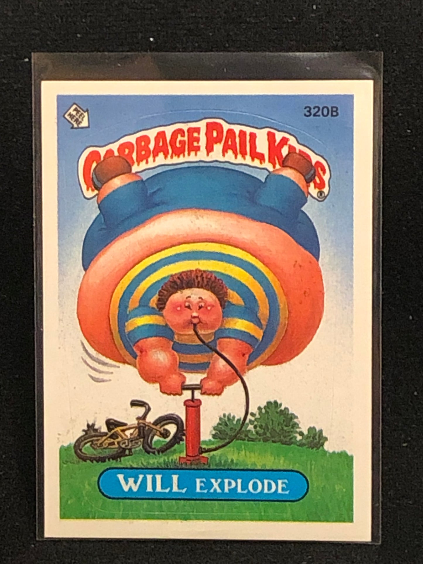 Garbage Pail Kids Original Series 8 (os8) 320b Will Explode