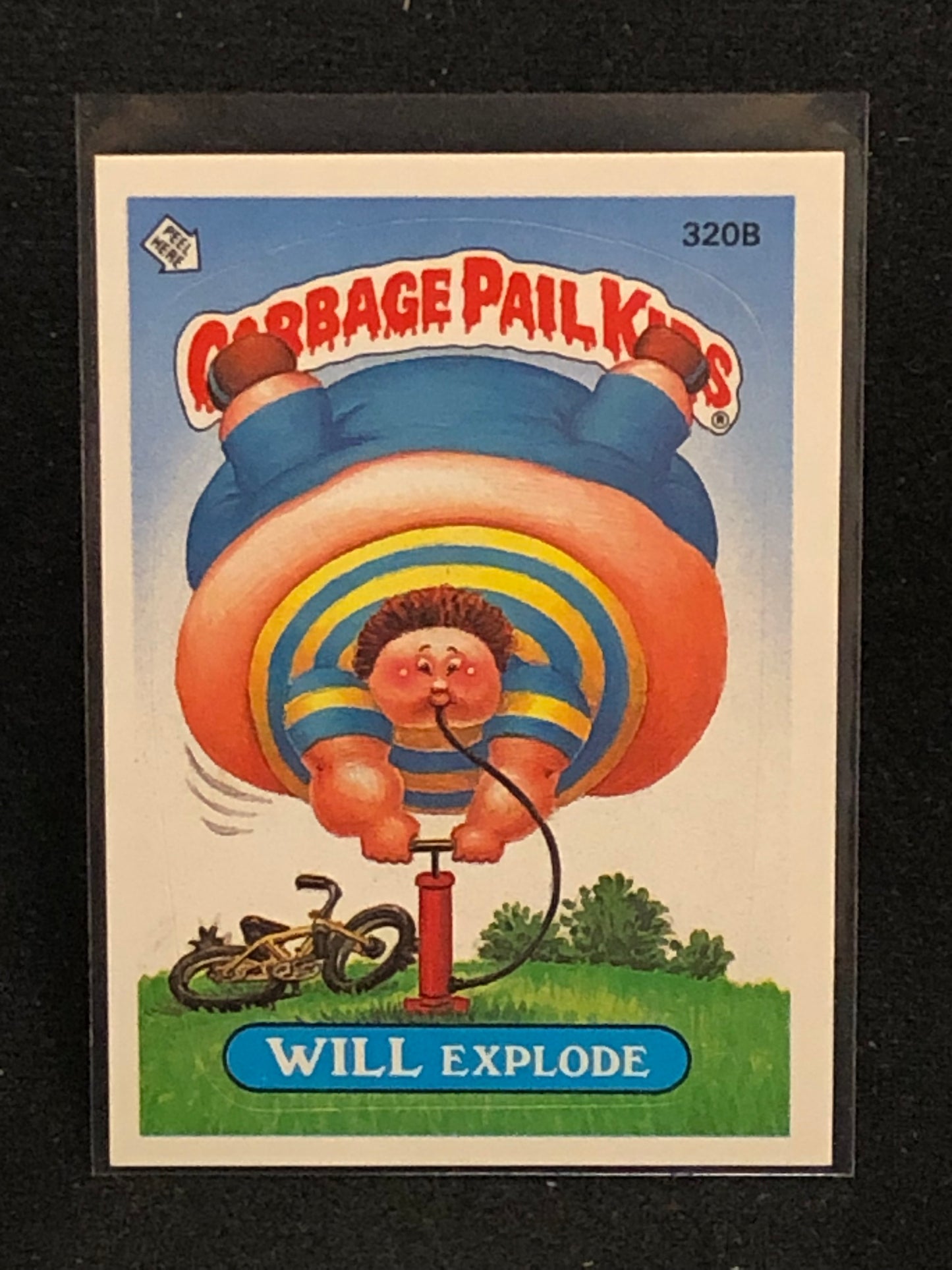 Garbage Pail Kids Original Series 8 (os8) 320b Will Explode