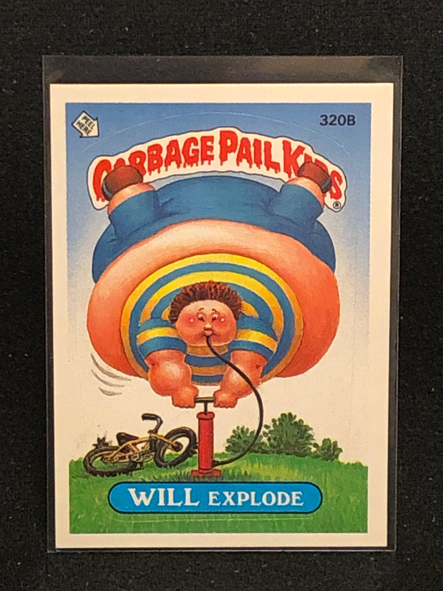 Garbage Pail Kids Original Series 8 (os8) 320b Will Explode