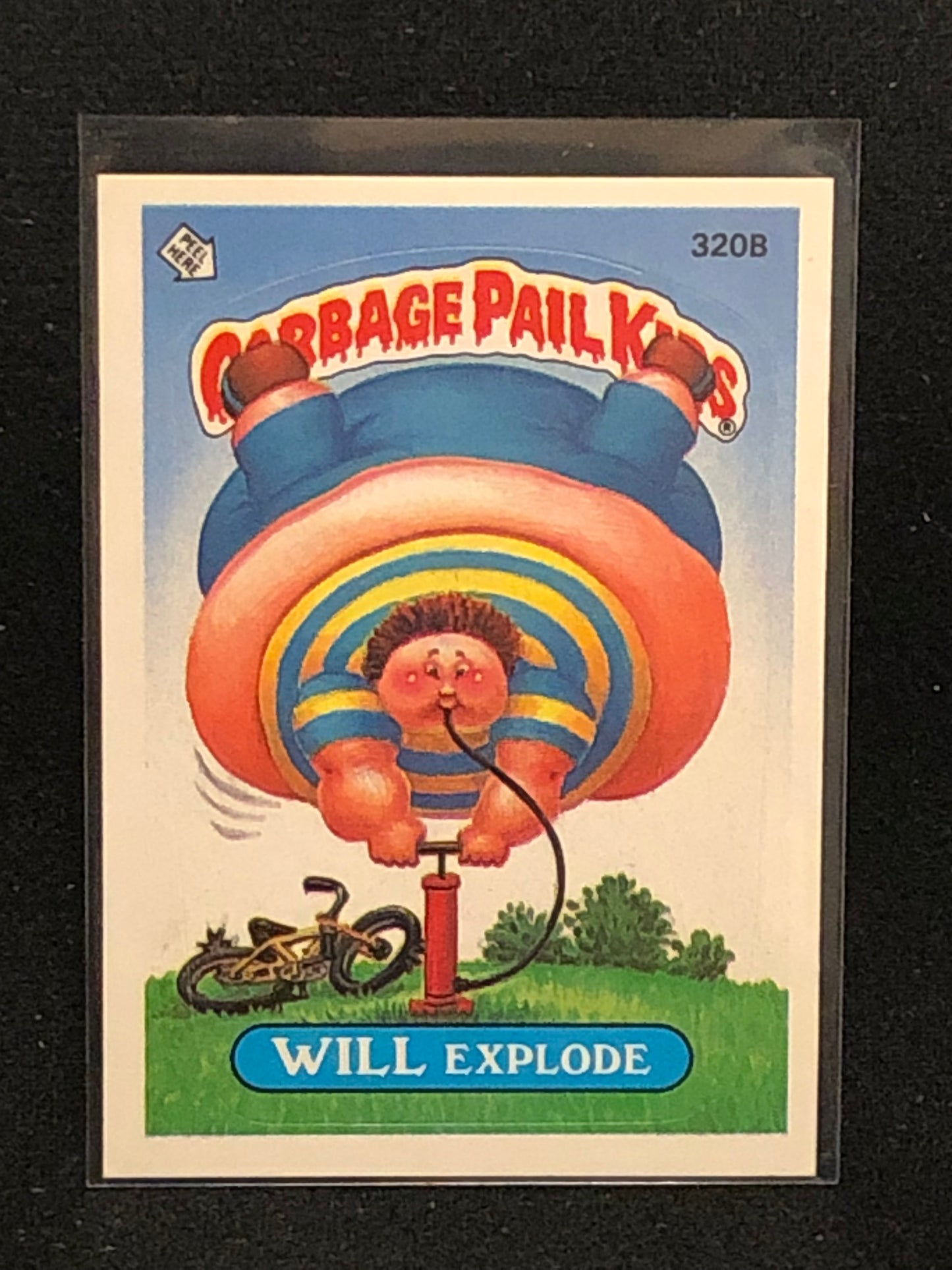 Garbage Pail Kids Original Series 8 (os8) 320b Will Explode