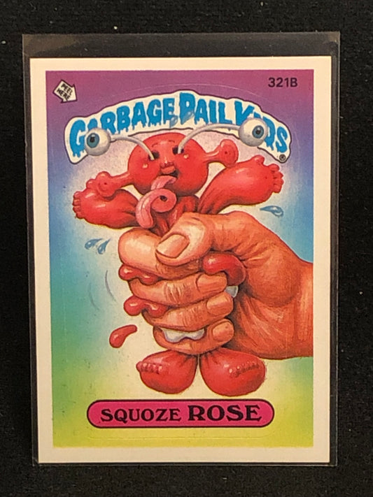 Garbage Pail Kids Original Series 8 (os8) 321b Squoze Rose