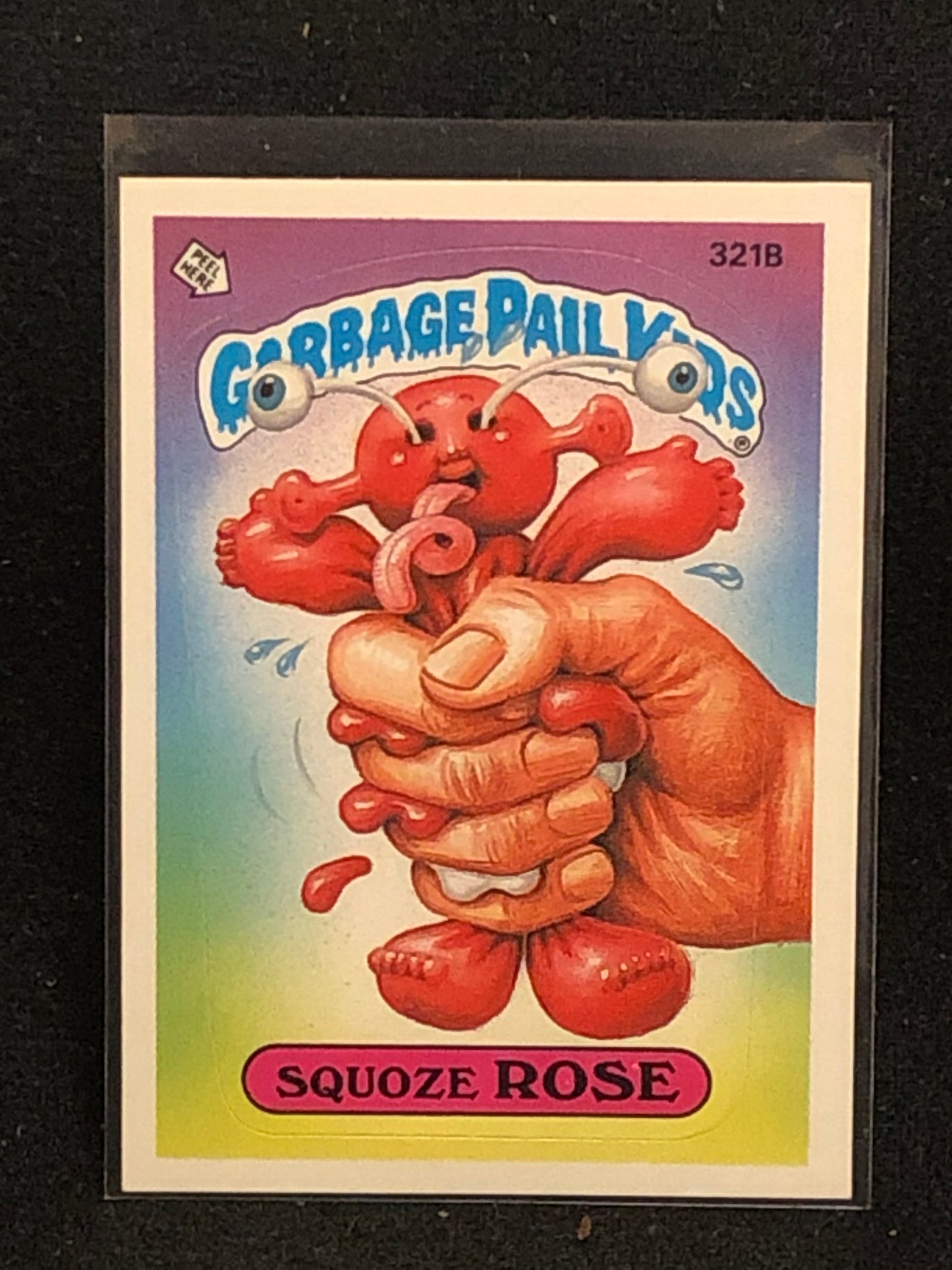 Garbage Pail Kids Original Series 8 (os8) 321b Squoze Rose