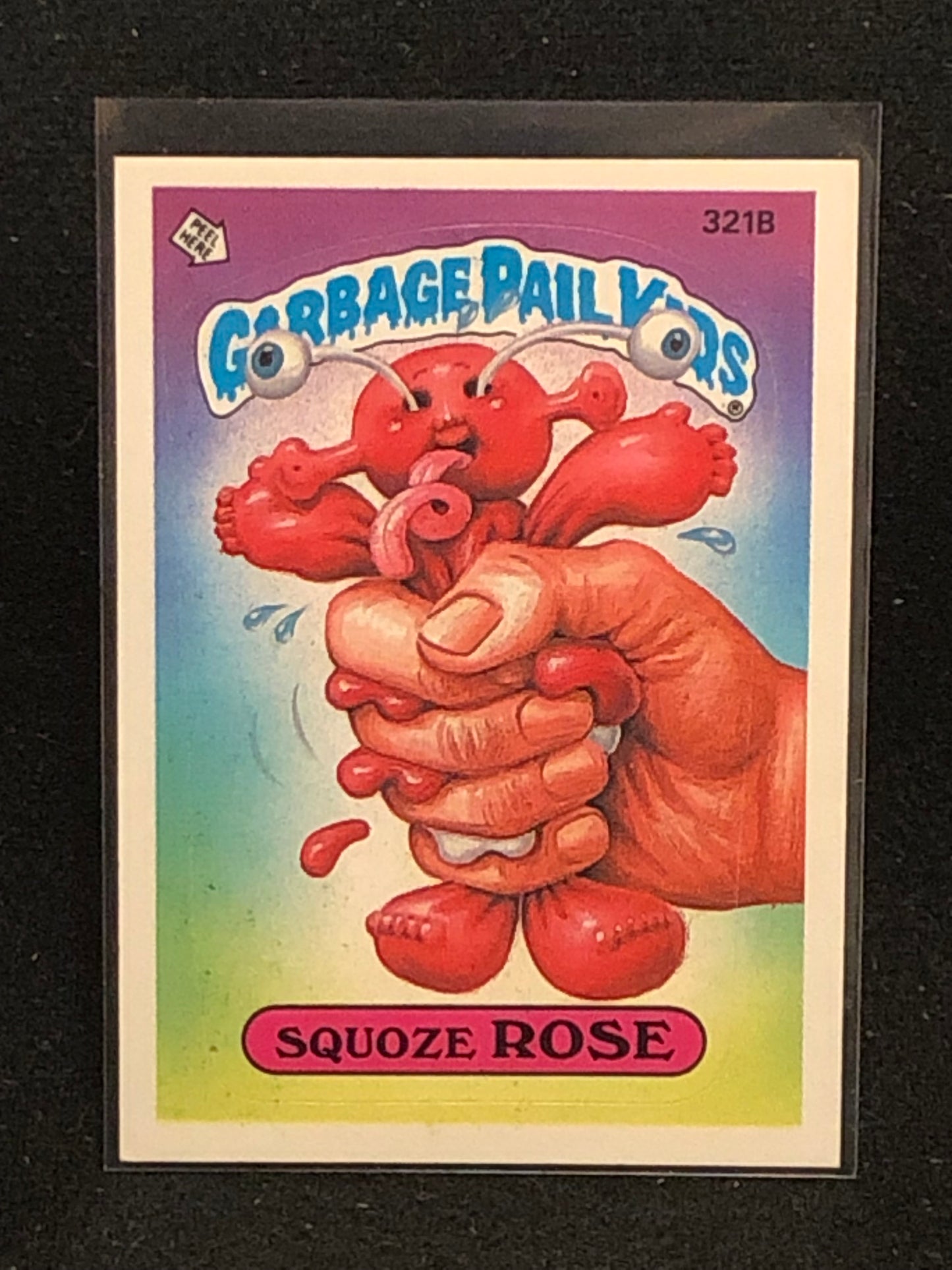 Garbage Pail Kids Original Series 8 (os8) 321b Squoze Rose