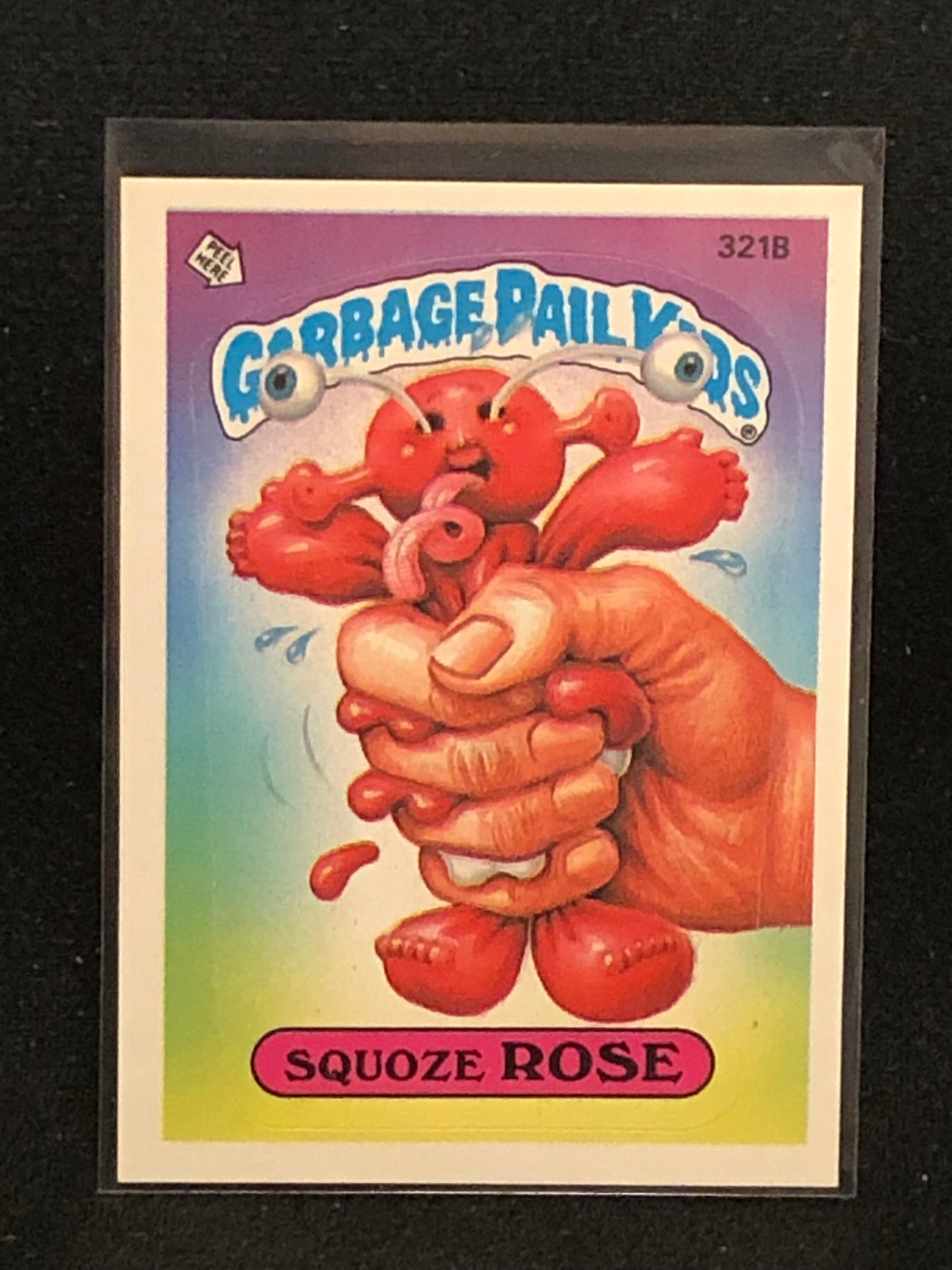 Garbage Pail Kids Original Series 8 (os8) 321b Squoze Rose