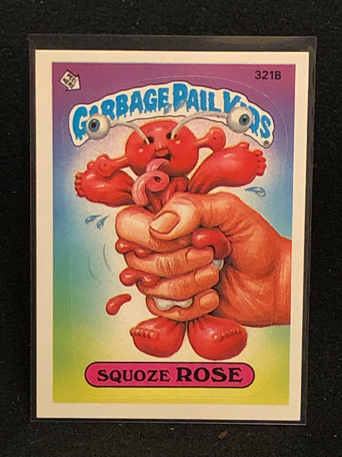 Garbage Pail Kids Original Series 8 (os8) 321b Squoze Rose