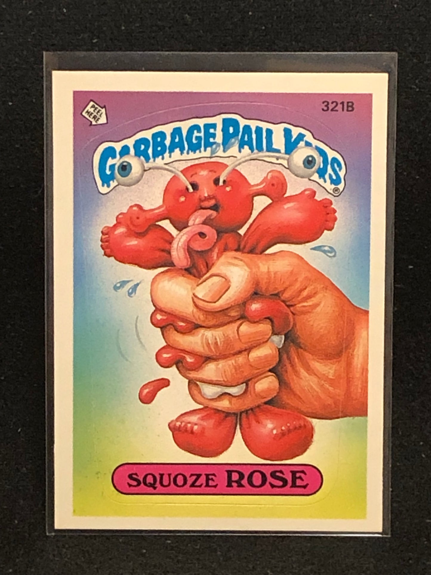 Garbage Pail Kids Original Series 8 (os8) 321b Squoze Rose