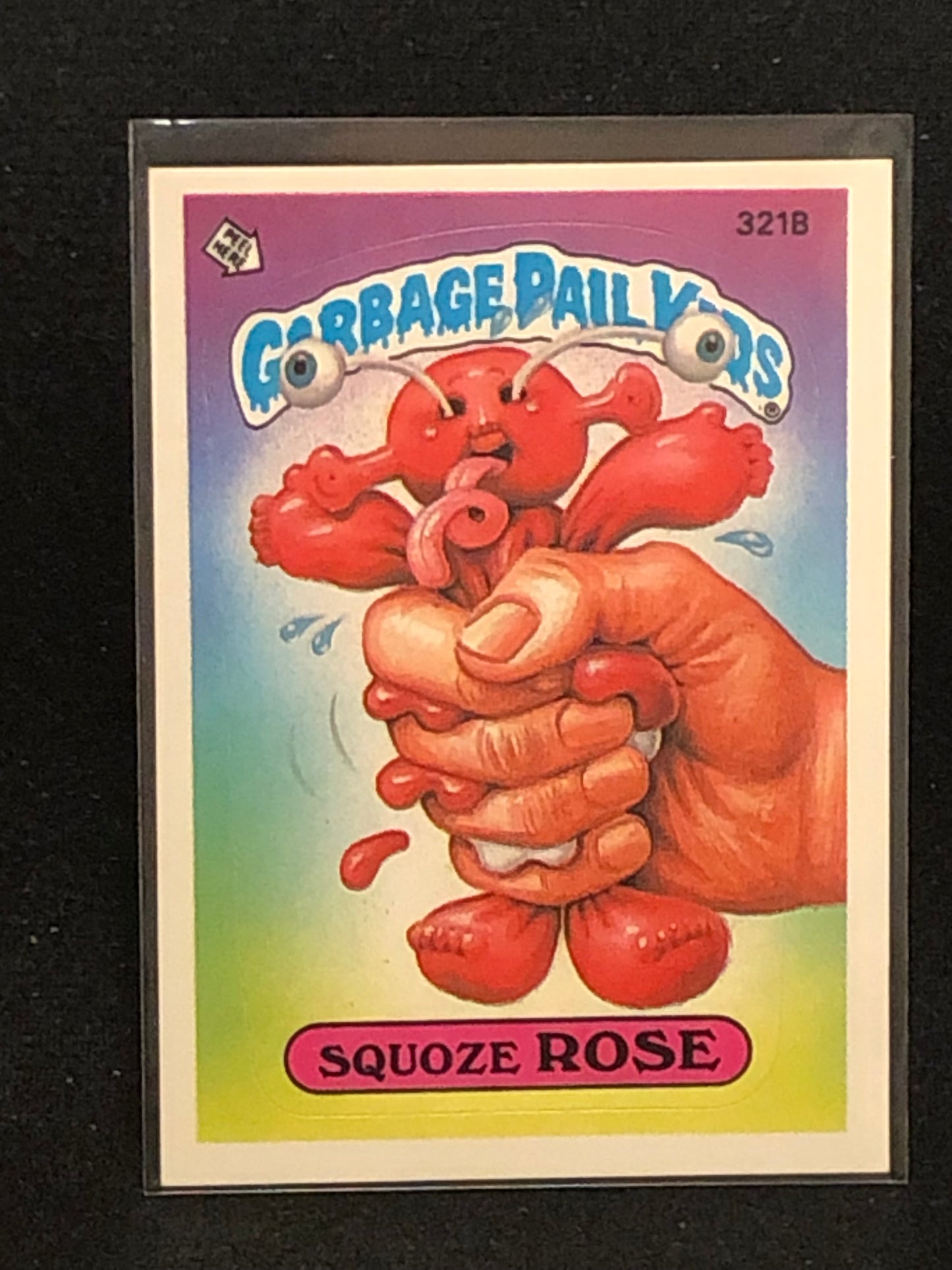 Garbage Pail Kids Original Series 8 (os8) 321b Squoze Rose