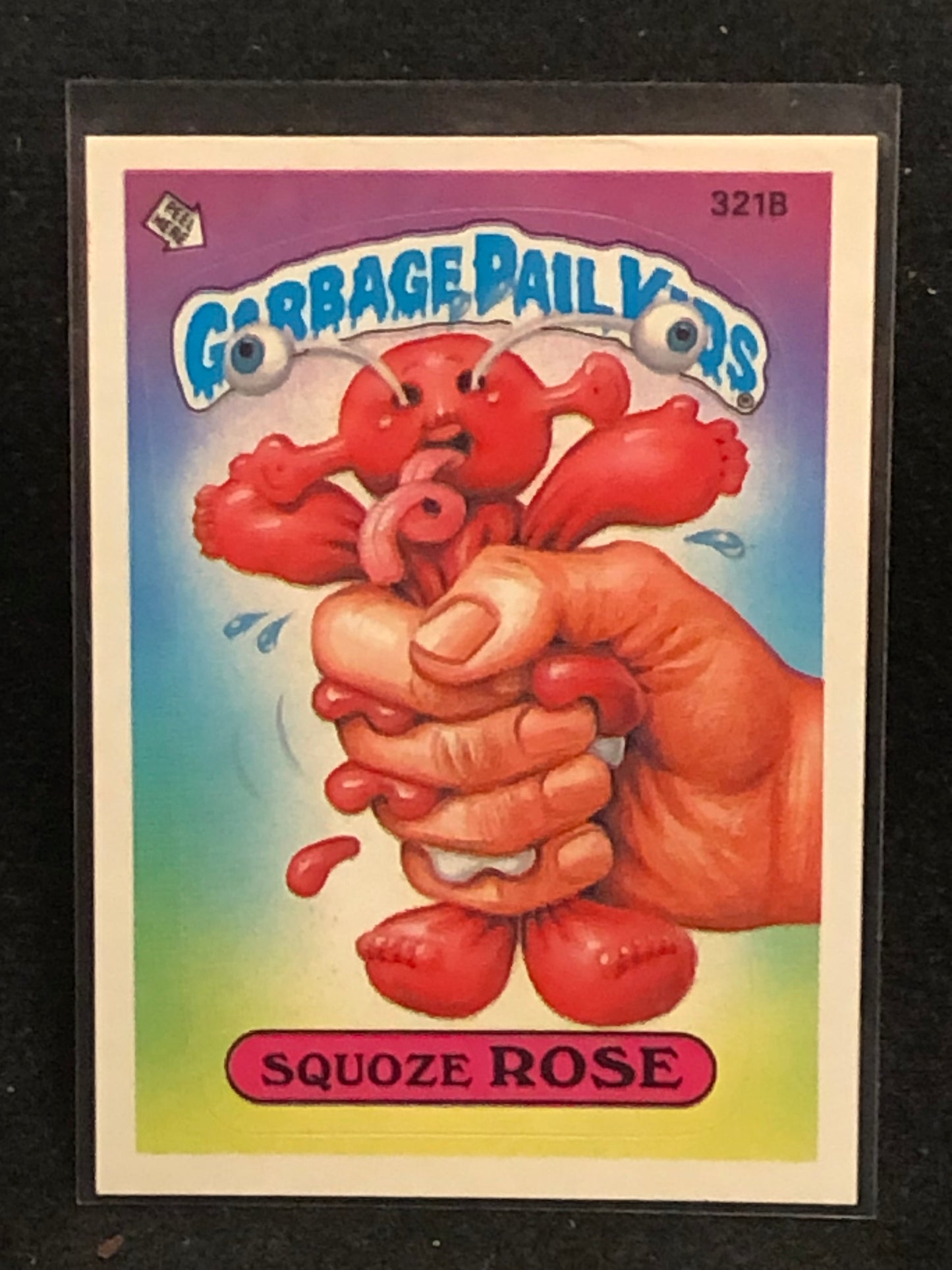 Garbage Pail Kids Original Series 8 (os8) 321b Squoze Rose