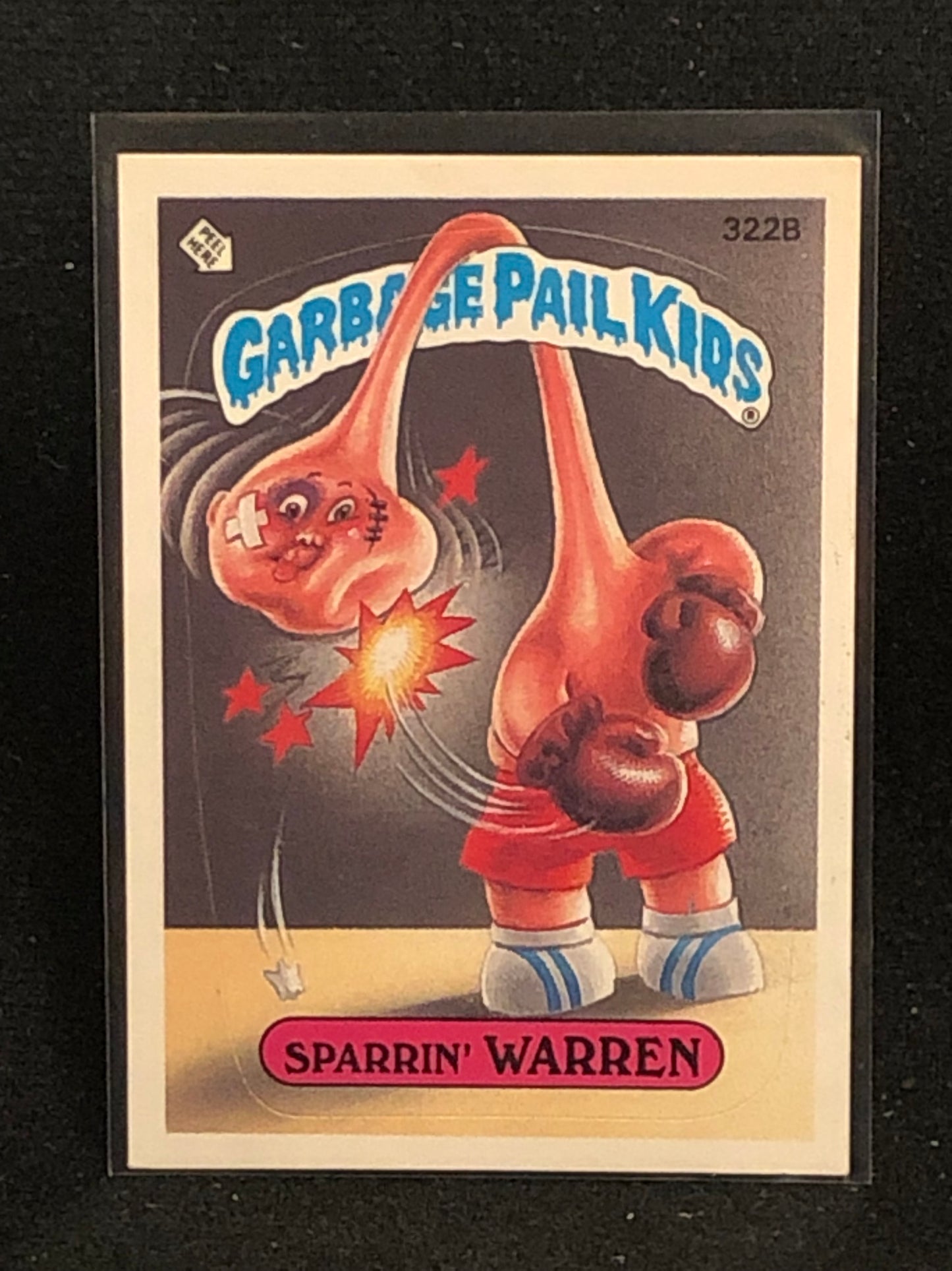 Garbage Pail Kids Original Series 8 (os8) 322b Sparrin Warren