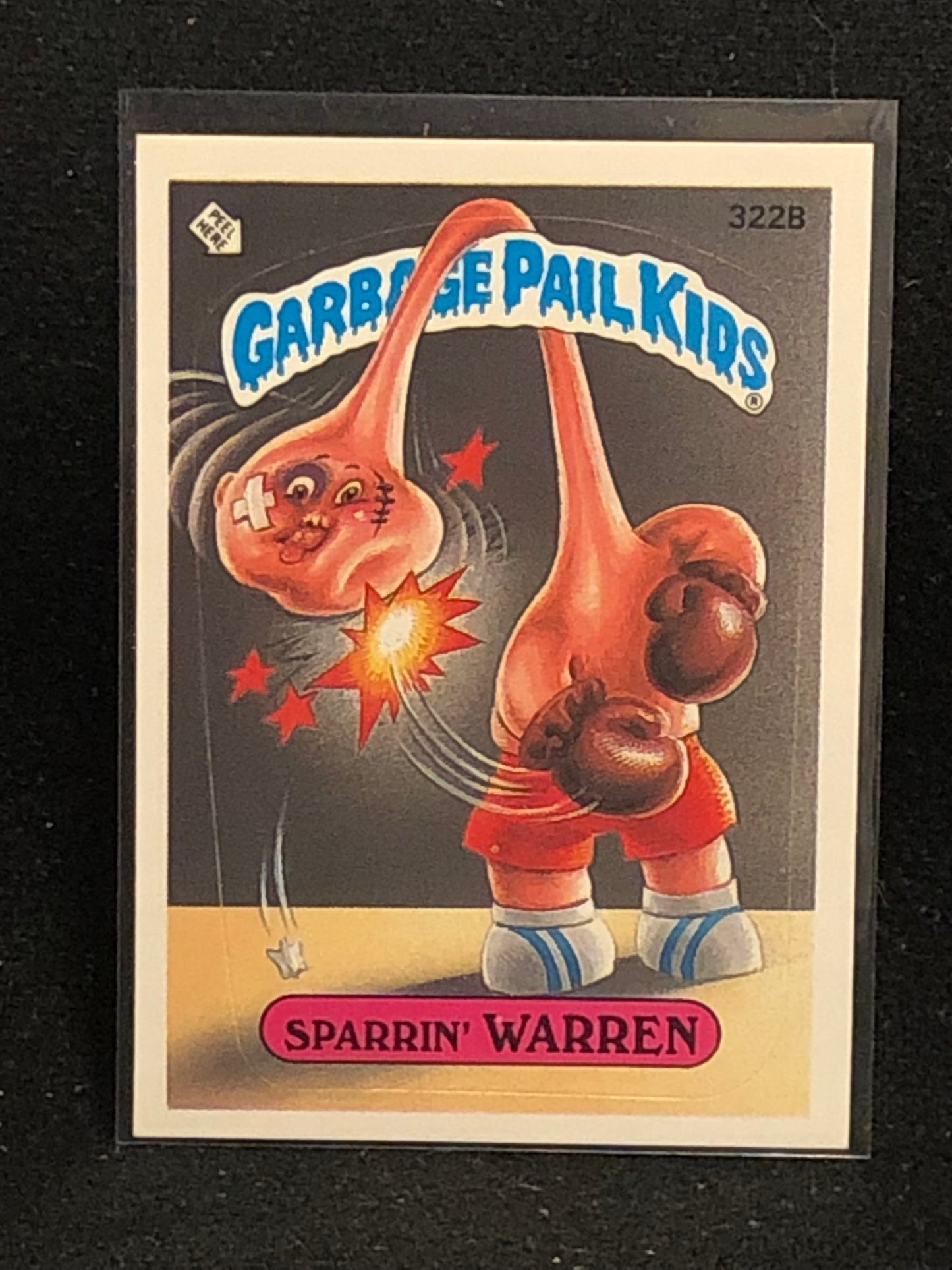 Garbage Pail Kids Original Series 8 (os8) 322b Sparrin Warren