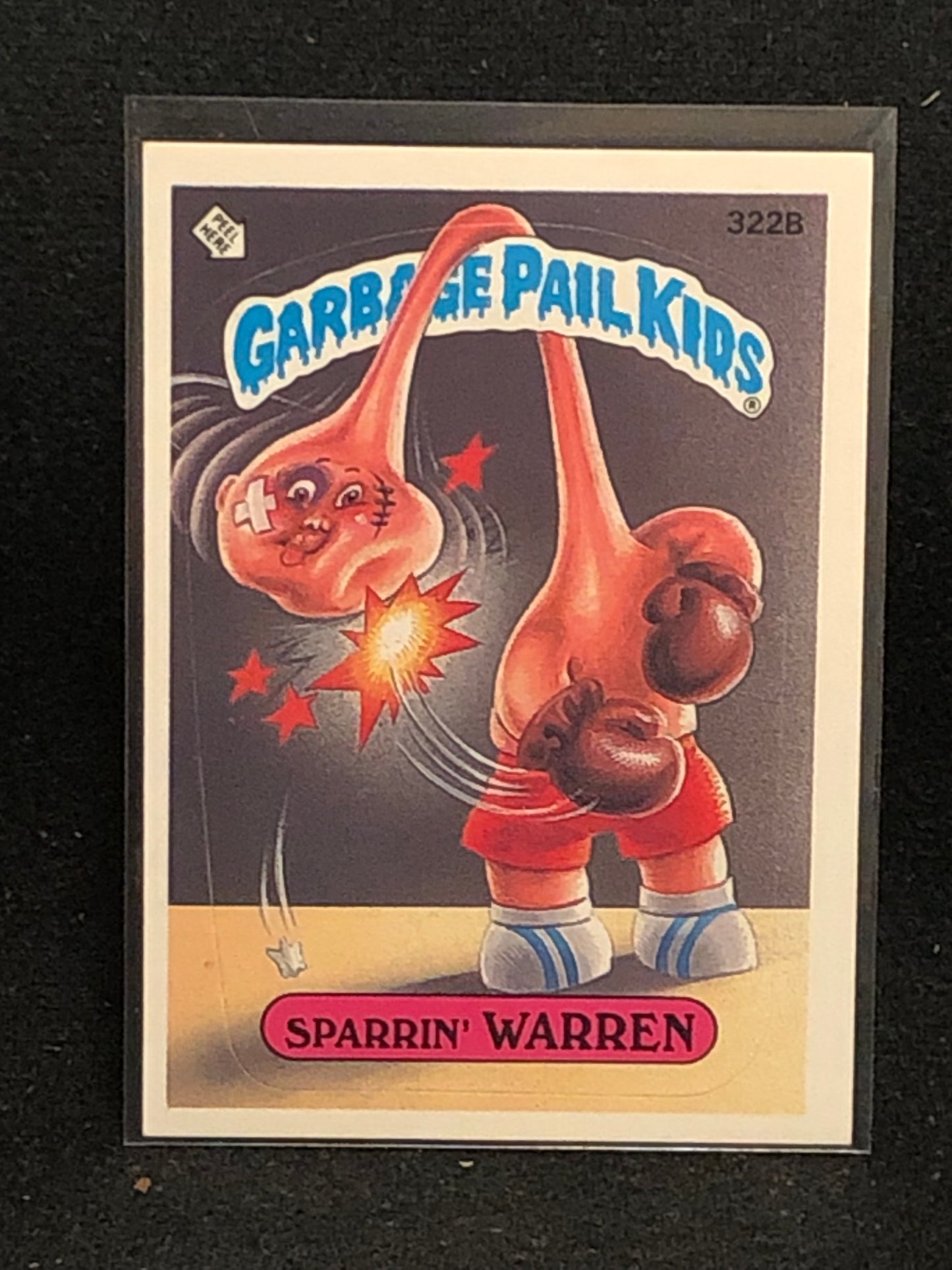 Garbage Pail Kids Original Series 8 (os8) 322b Sparrin Warren