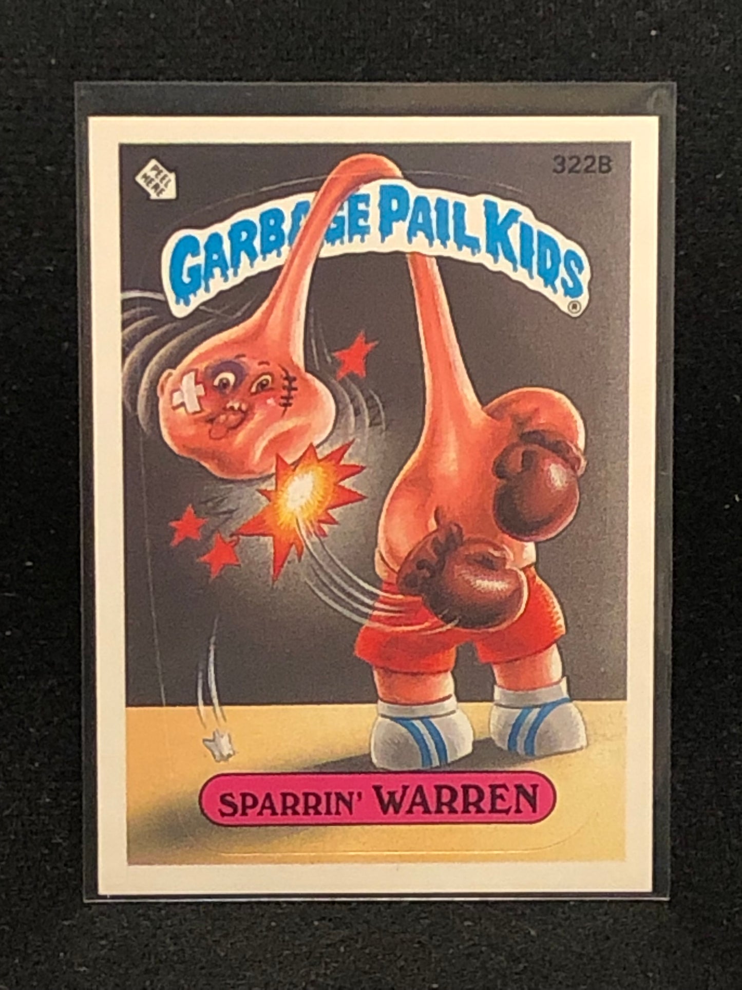 Garbage Pail Kids Original Series 8 (os8) 322b Sparrin Warren