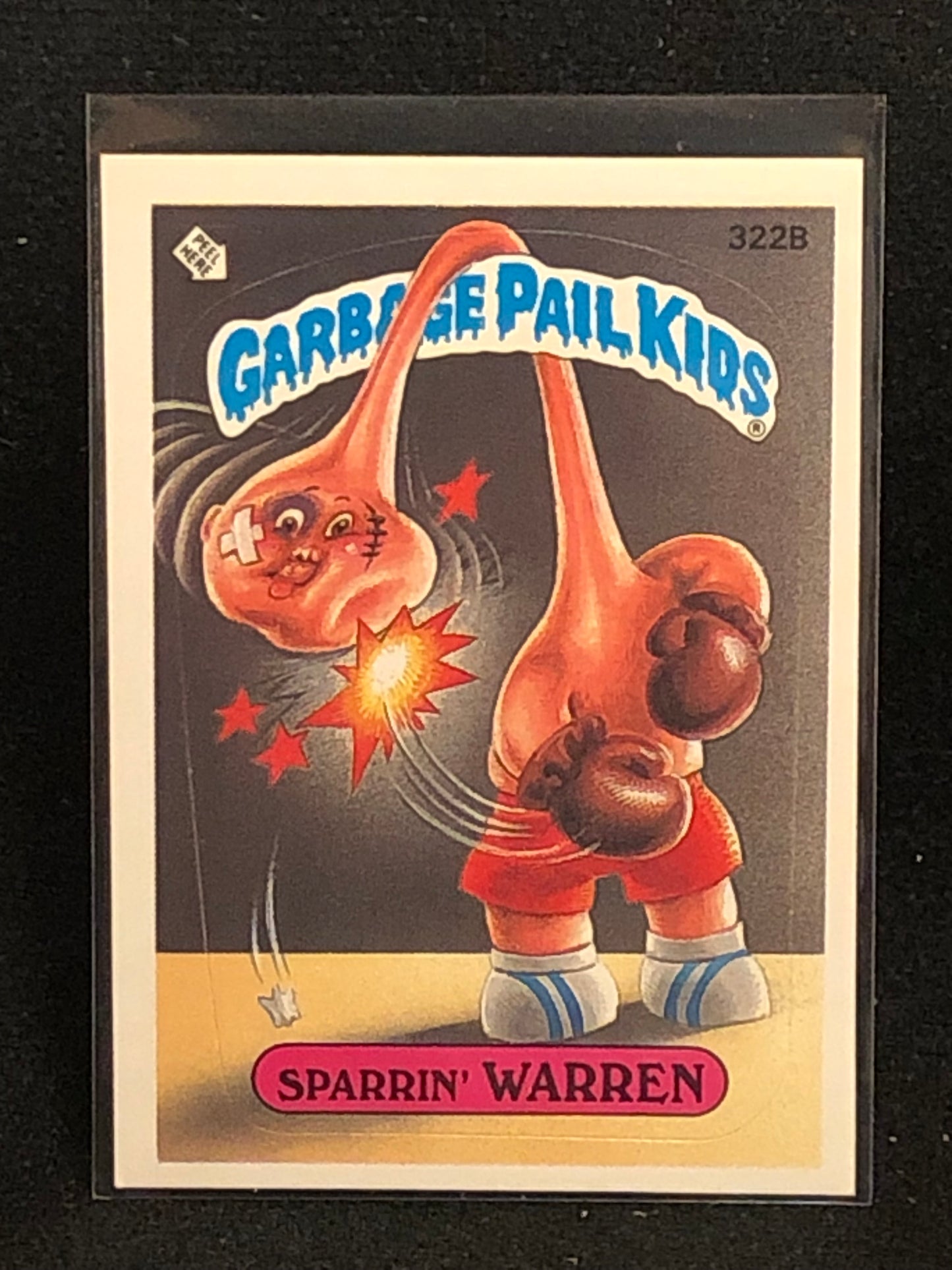 Garbage Pail Kids Original Series 8 (os8) 322b Sparrin Warren