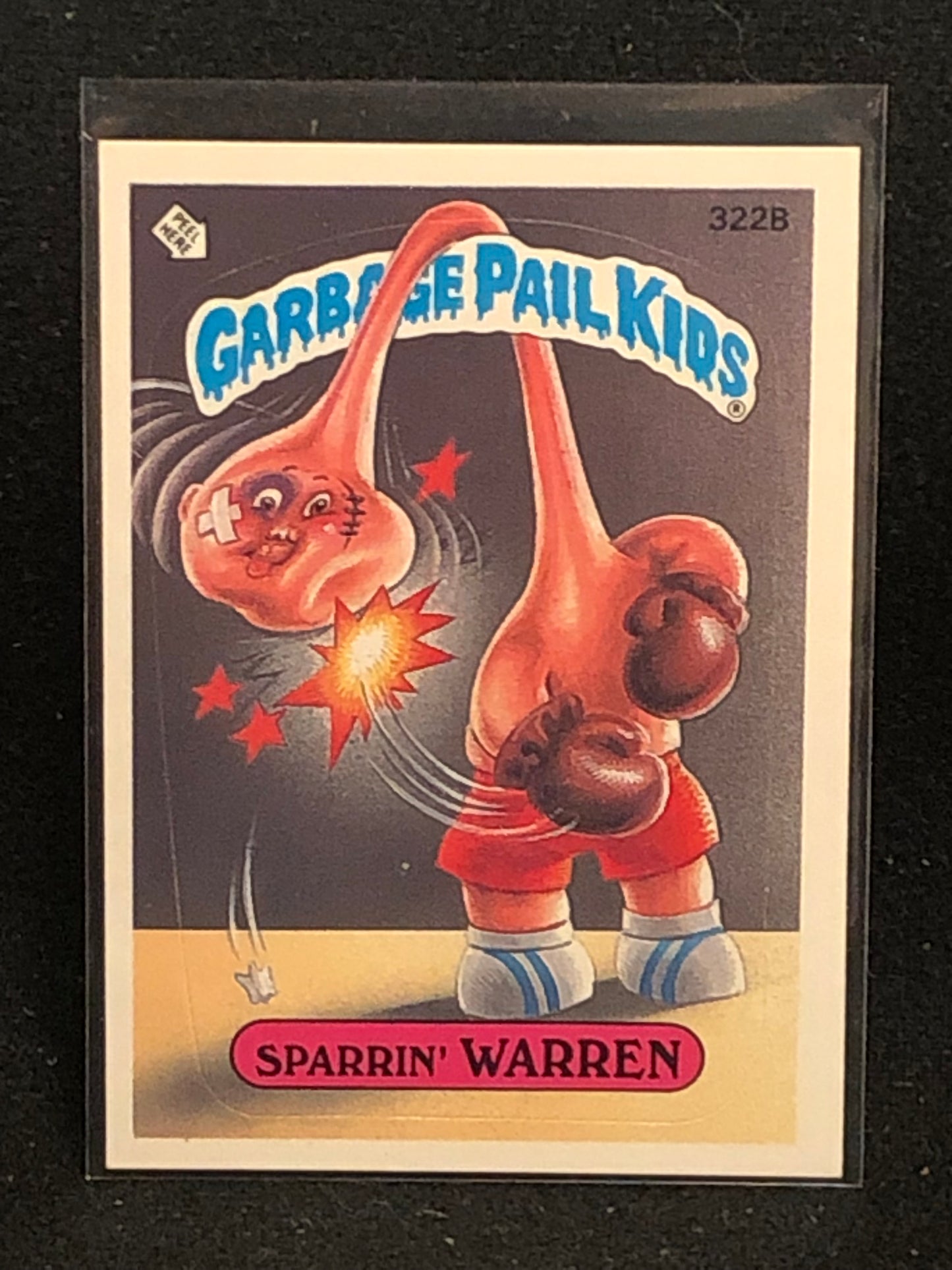 Garbage Pail Kids Original Series 8 (os8) 322b Sparrin Warren