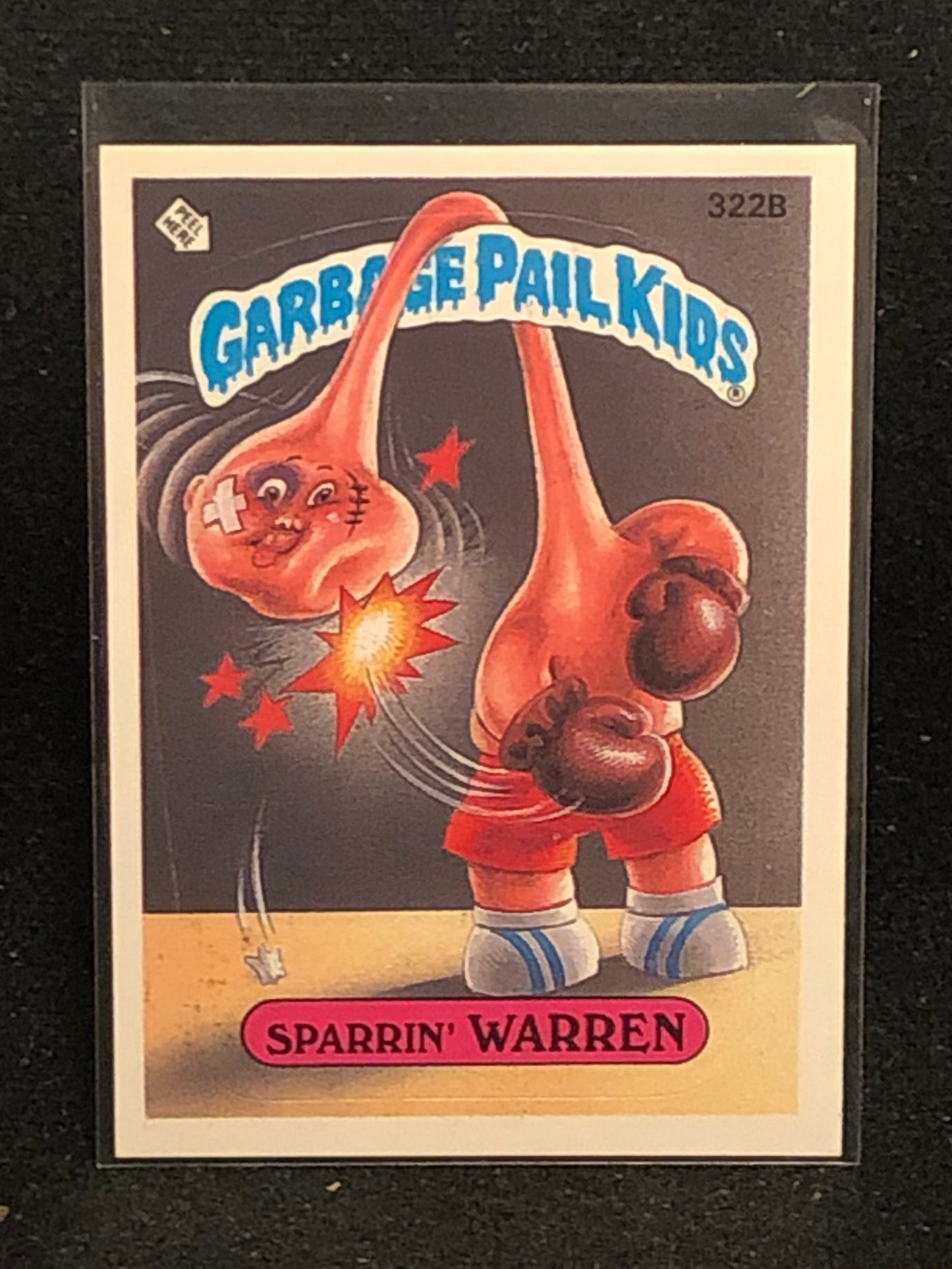 Garbage Pail Kids Original Series 8 (os8) 322b Sparrin Warren