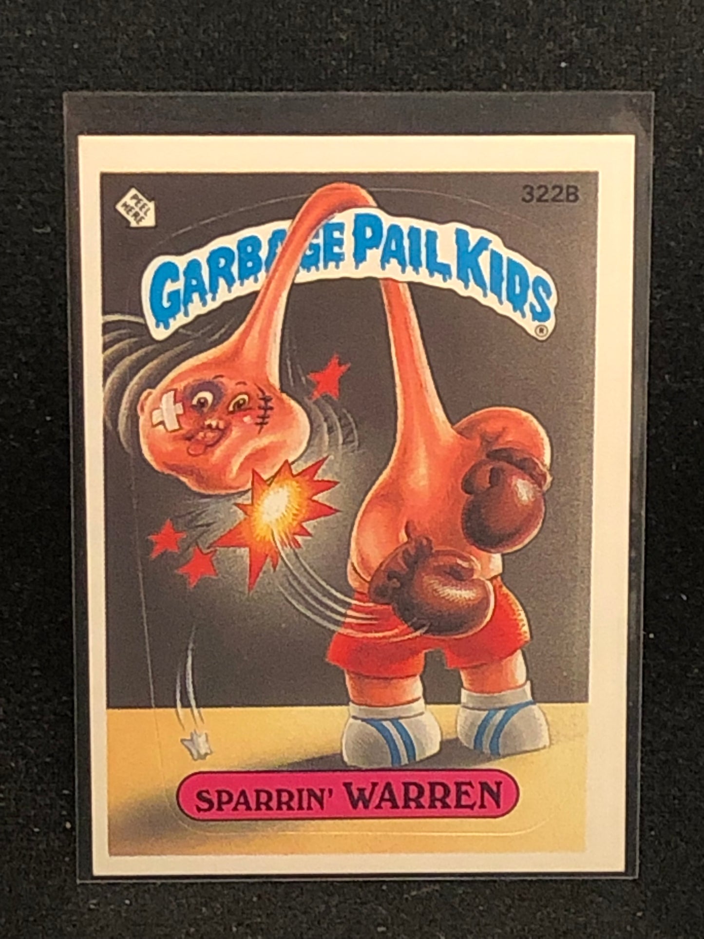 Garbage Pail Kids Original Series 8 (os8) 322b Sparrin Warren