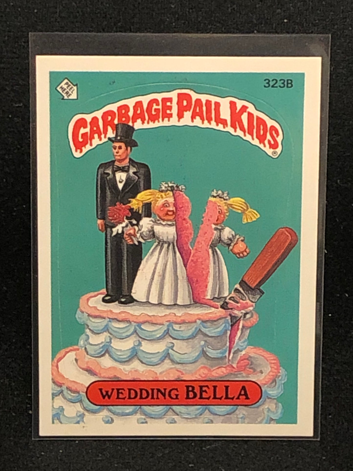 Garbage Pail Kids Original Series 8 (os8) 323b Wedding Bella