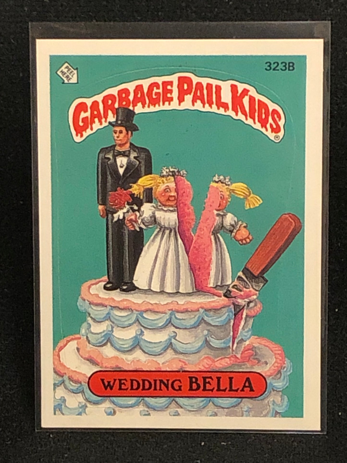 Garbage Pail Kids Original Series 8 (os8) 323b Wedding Bella