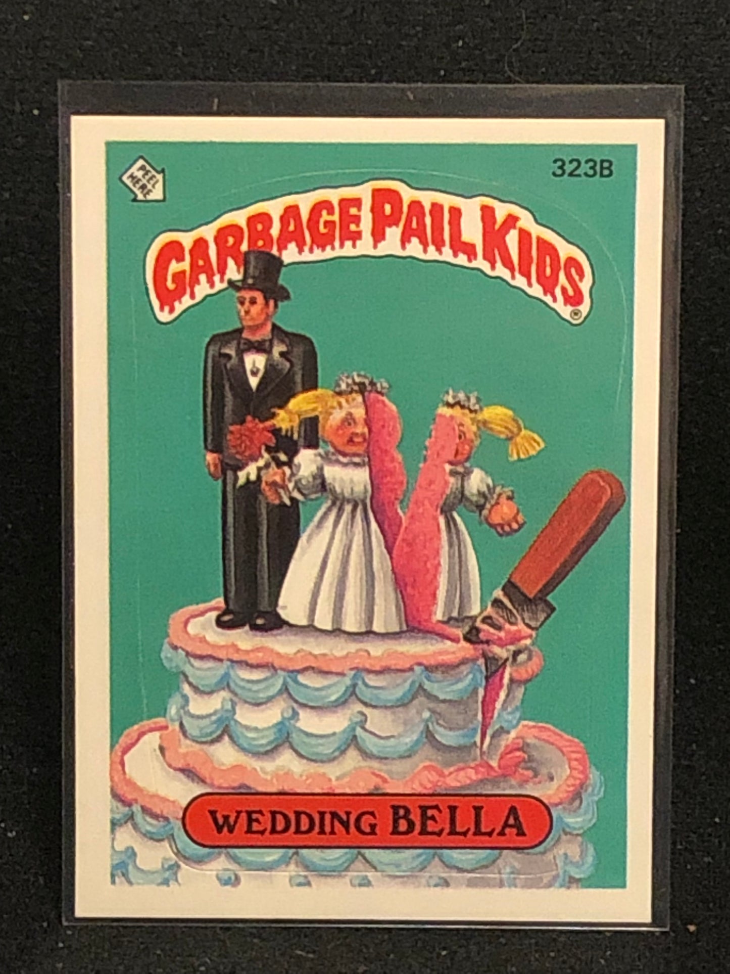 Garbage Pail Kids Original Series 8 (os8) 323b Wedding Bella