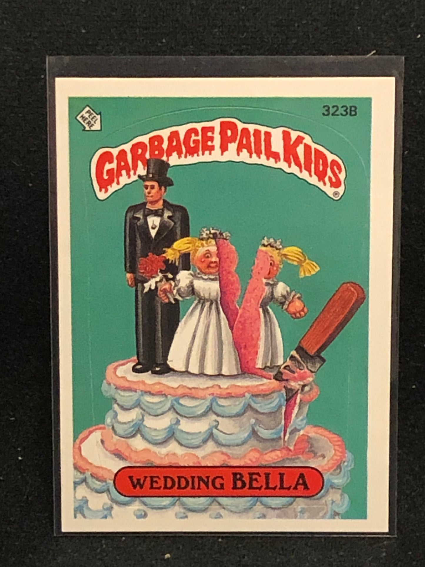 Garbage Pail Kids Original Series 8 (os8) 323b Wedding Bella