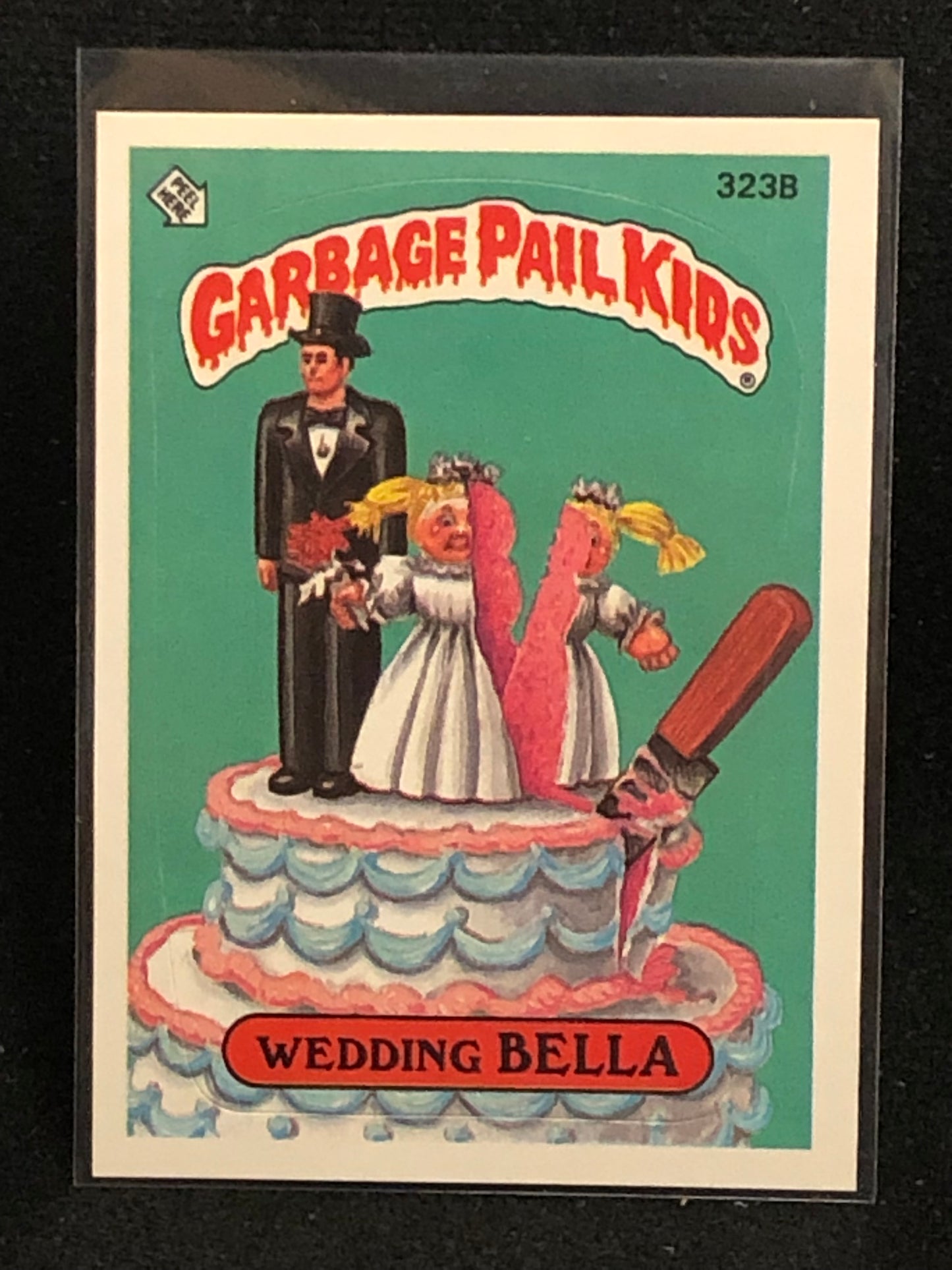 Garbage Pail Kids Original Series 8 (os8) 323b Wedding Bella