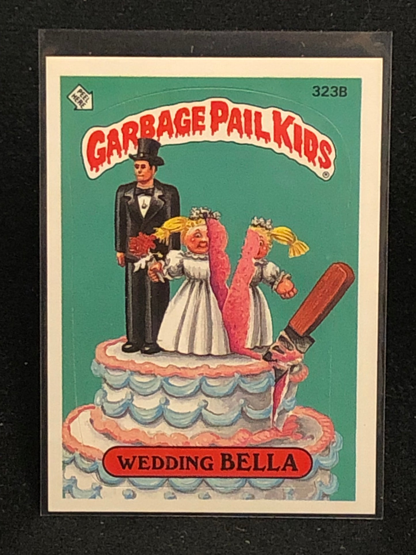 Garbage Pail Kids Original Series 8 (os8) 323b Wedding Bella