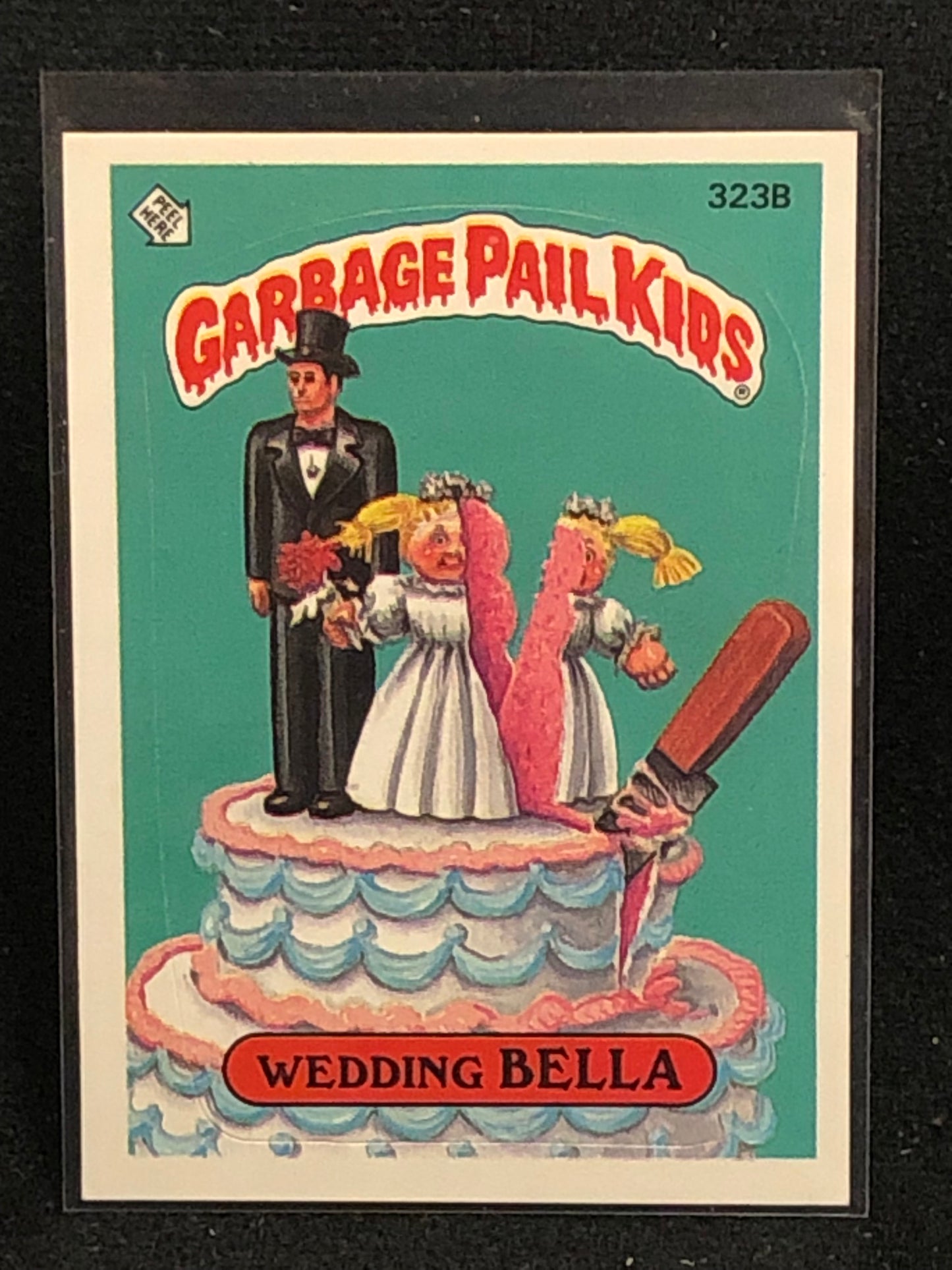 Garbage Pail Kids Original Series 8 (os8) 323b Wedding Bella