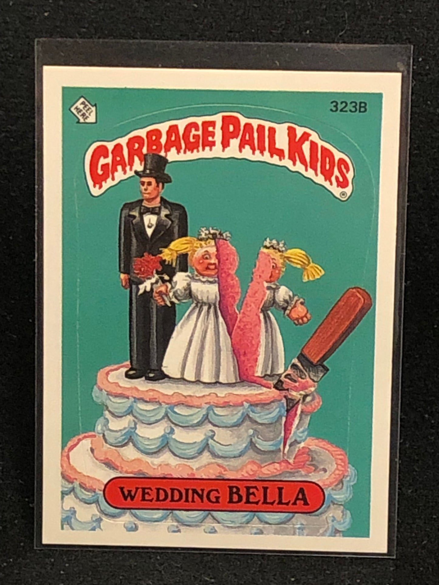 Garbage Pail Kids Original Series 8 (os8) 323b Wedding Bella