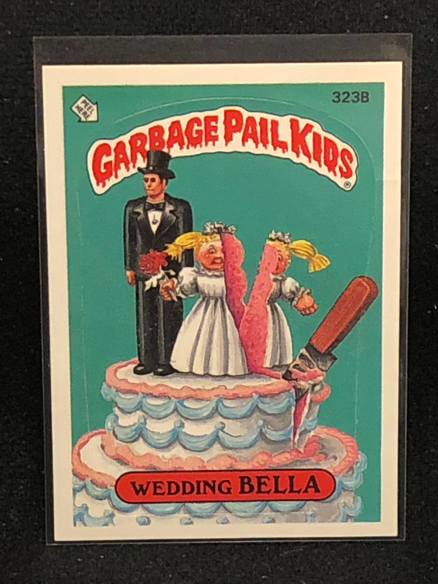 Garbage Pail Kids Original Series 8 (os8) 323b Wedding Bella