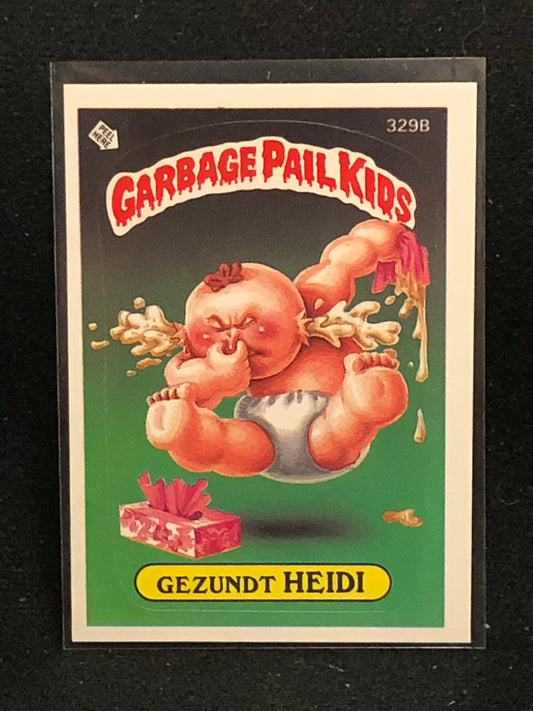 Garbage Pail Kids Original Series 8 (os8) 329b Gezundt Heidi