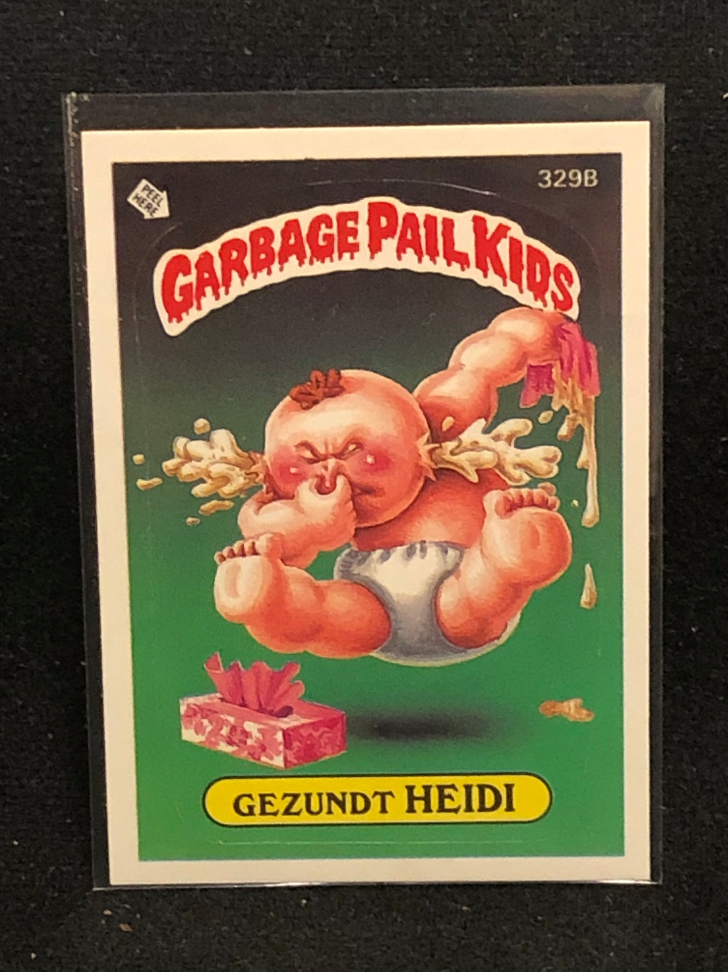 Garbage Pail Kids Original Series 8 (os8) 329b Gezundt Heidi