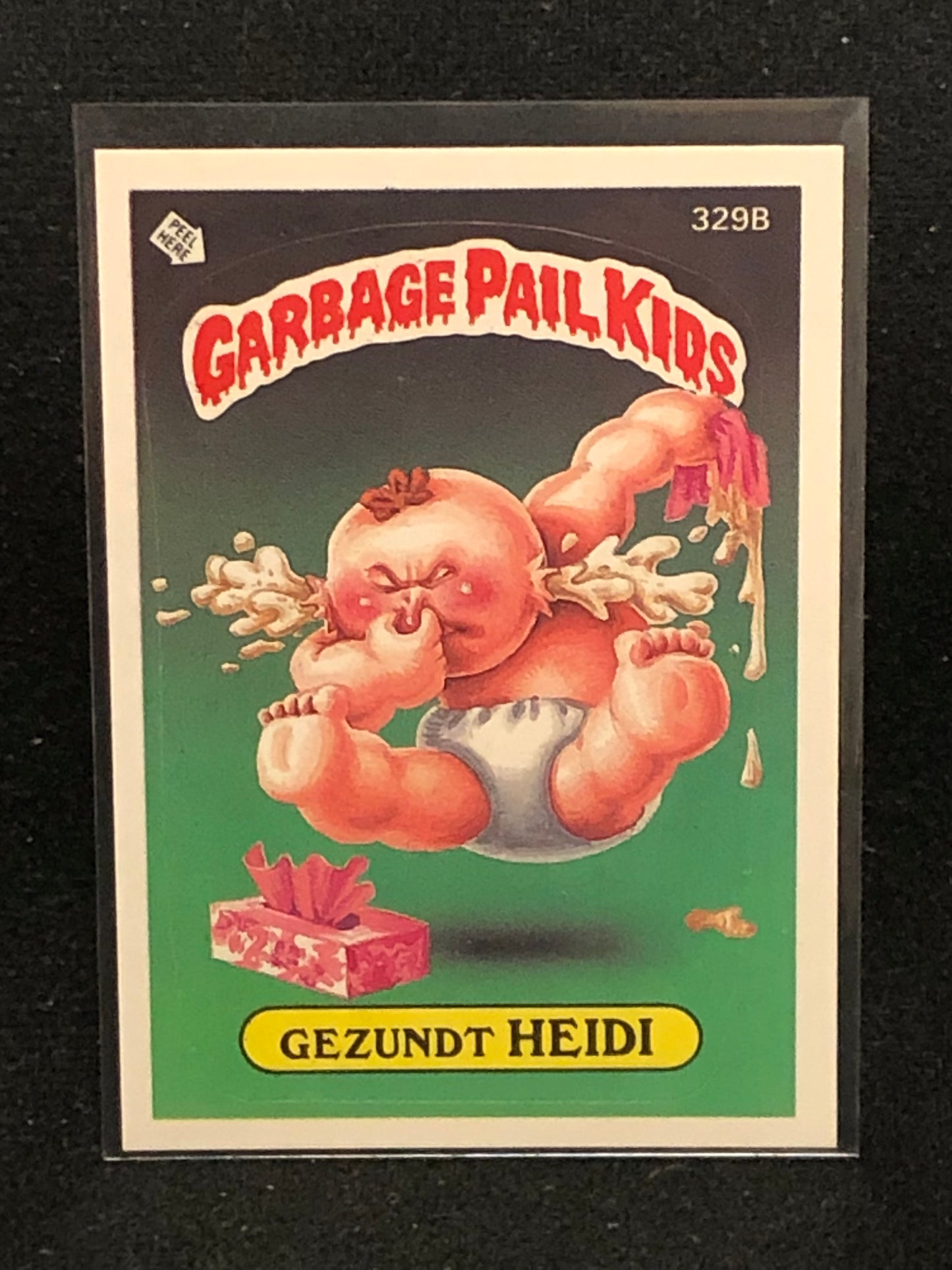 Garbage Pail Kids Original Series 8 (os8) 329b Gezundt Heidi