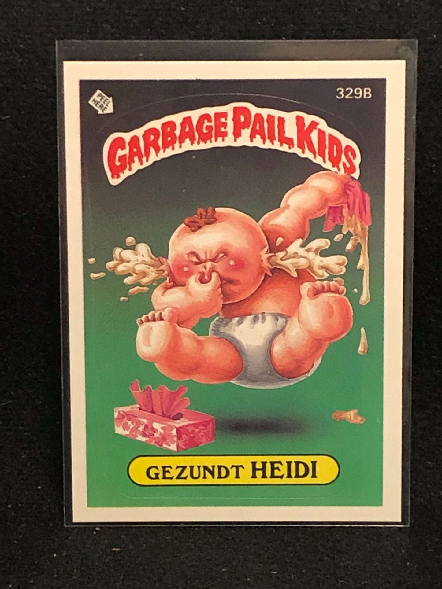 Garbage Pail Kids Original Series 8 (os8) 329b Gezundt Heidi