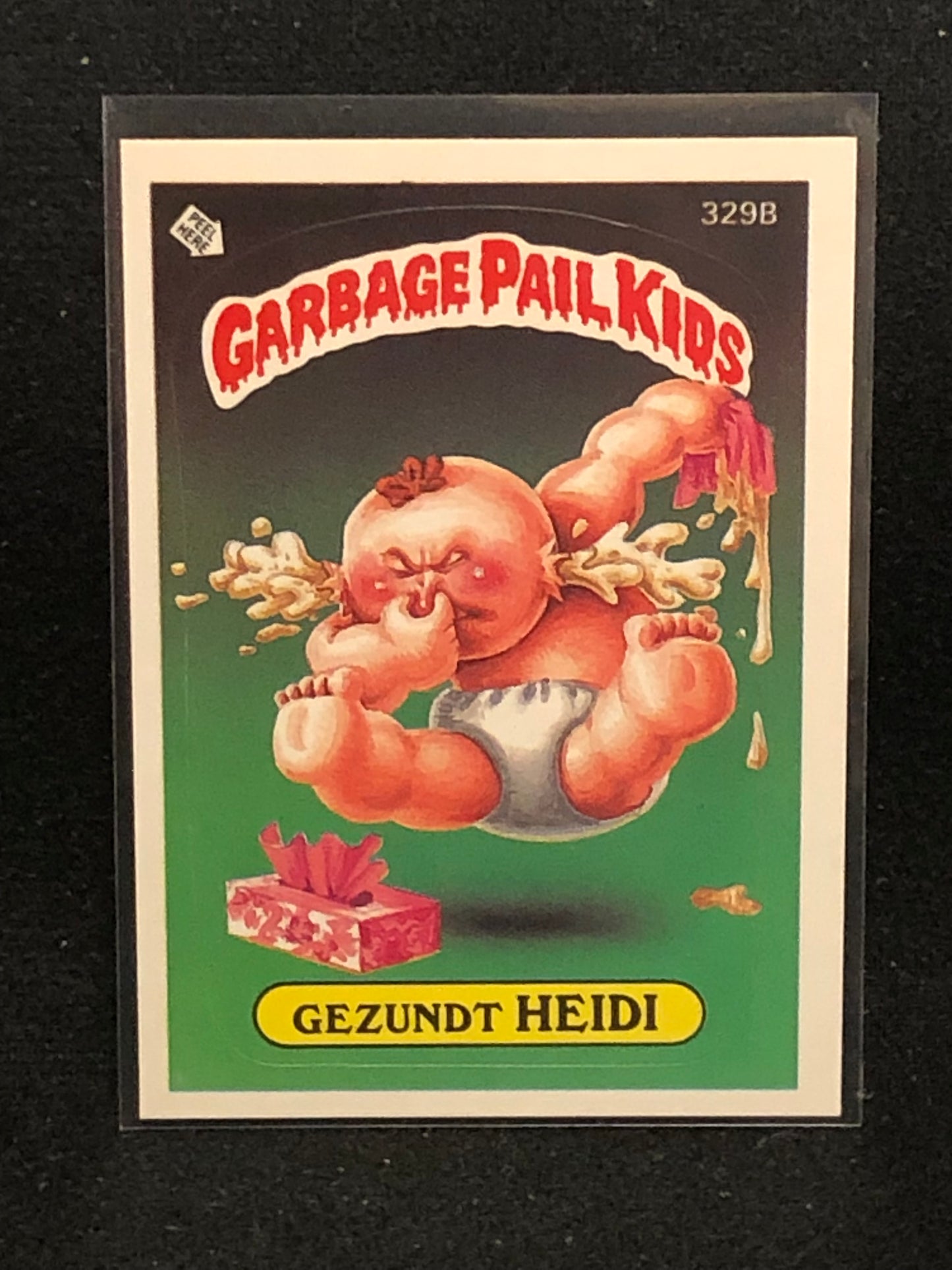 Garbage Pail Kids Original Series 8 (os8) 329b Gezundt Heidi