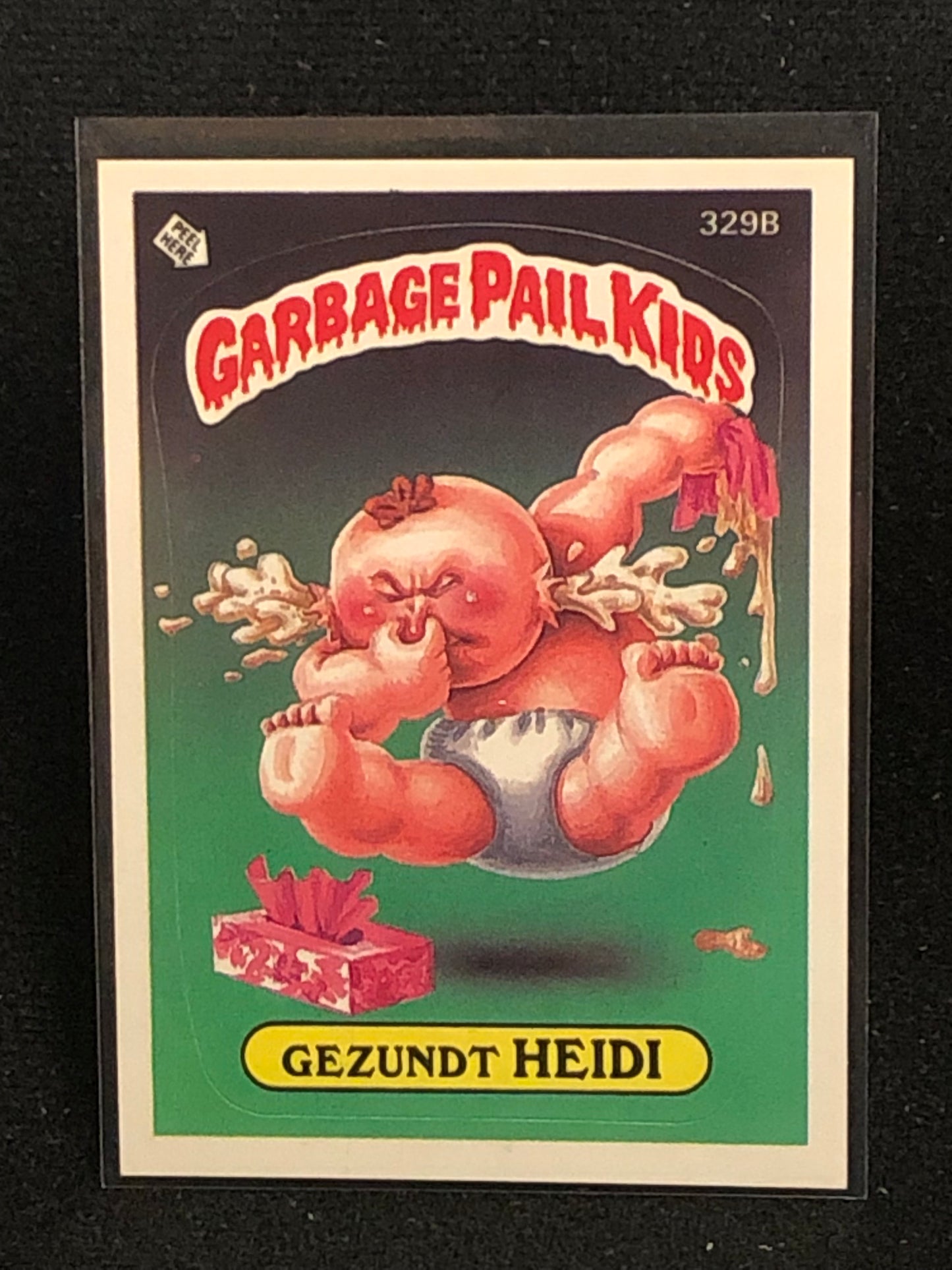 Garbage Pail Kids Original Series 8 (os8) 329b Gezundt Heidi