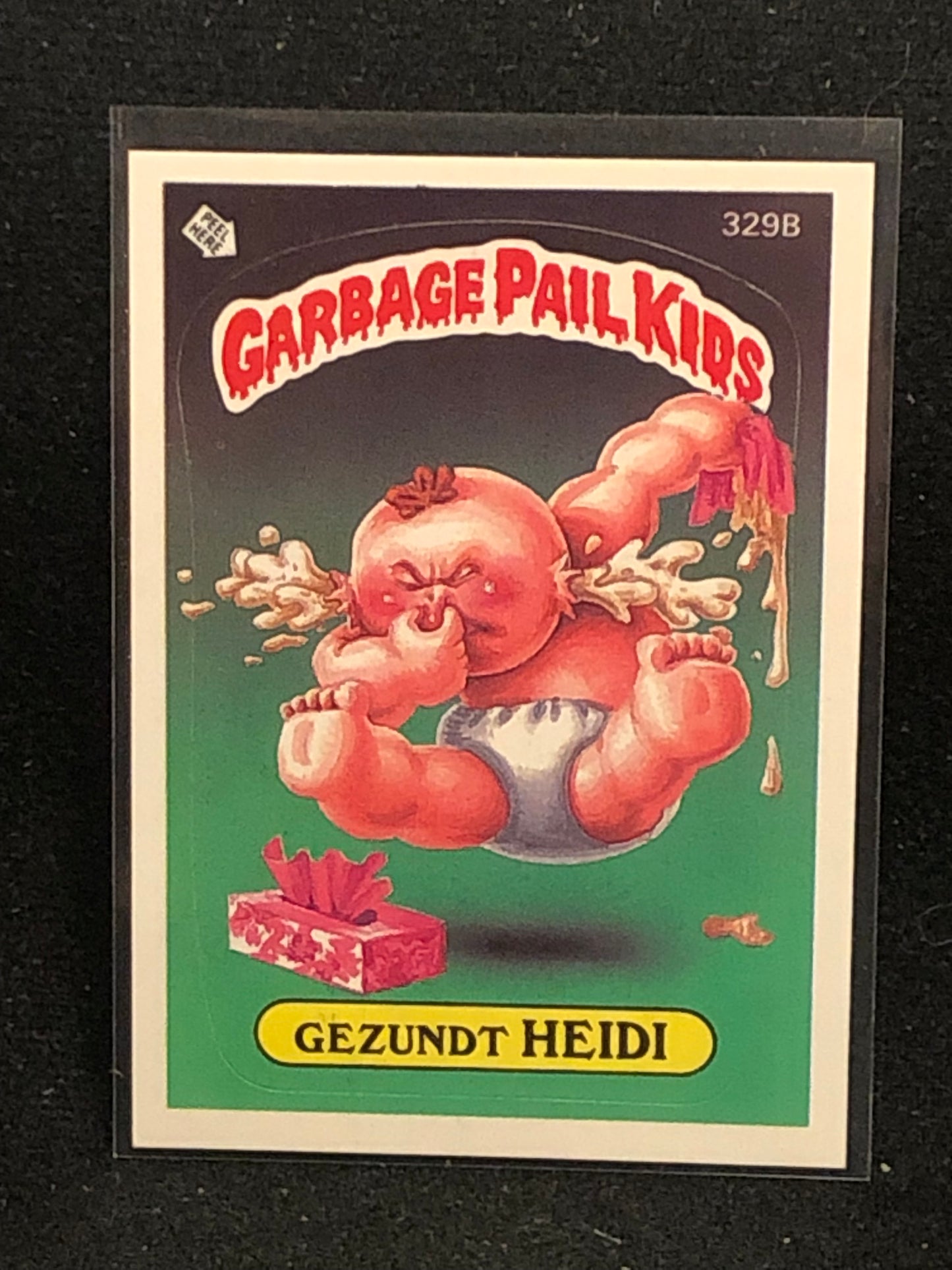 Garbage Pail Kids Original Series 8 (os8) 329b Gezundt Heidi