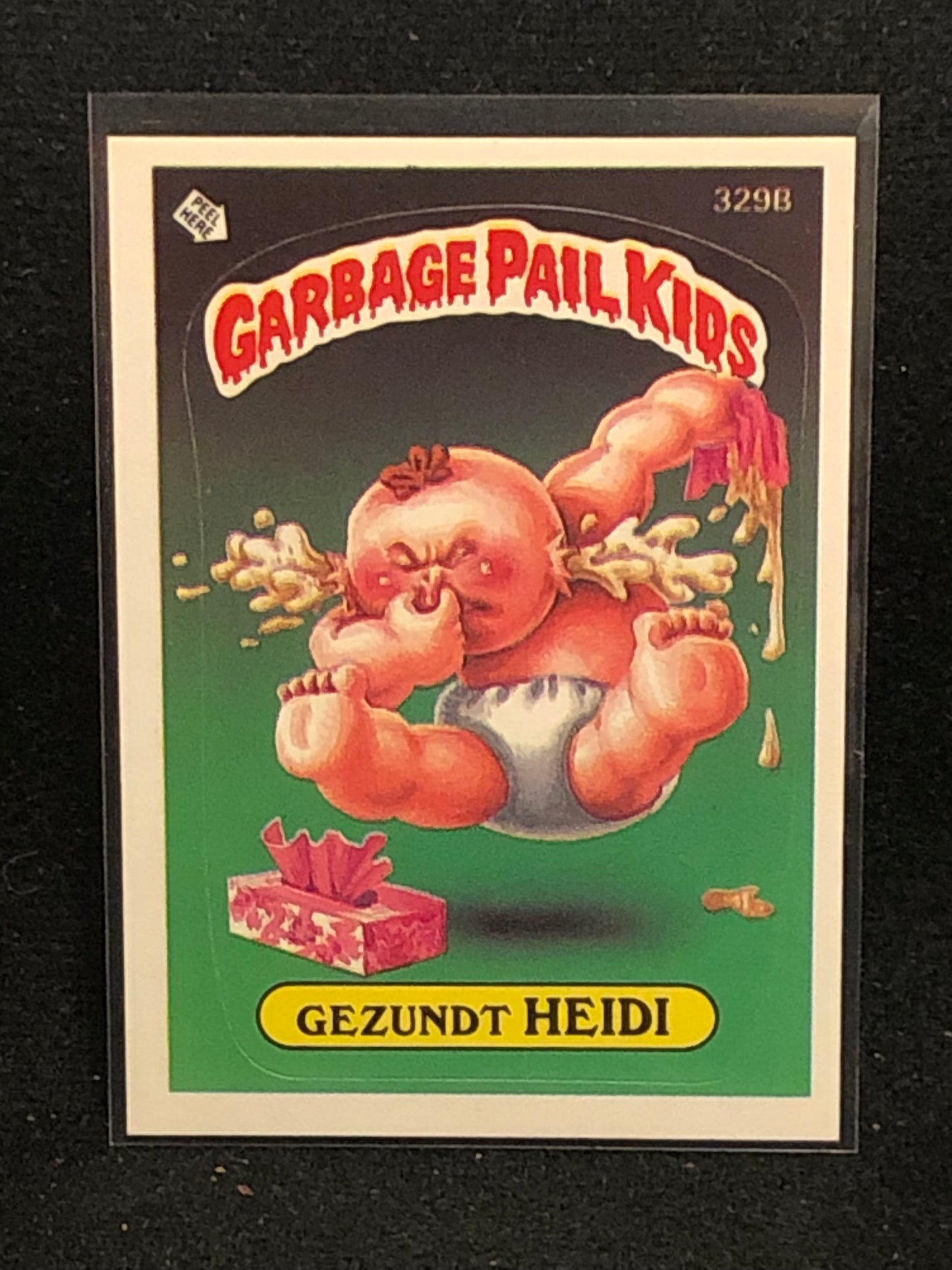 Garbage Pail Kids Original Series 8 (os8) 329b Gezundt Heidi