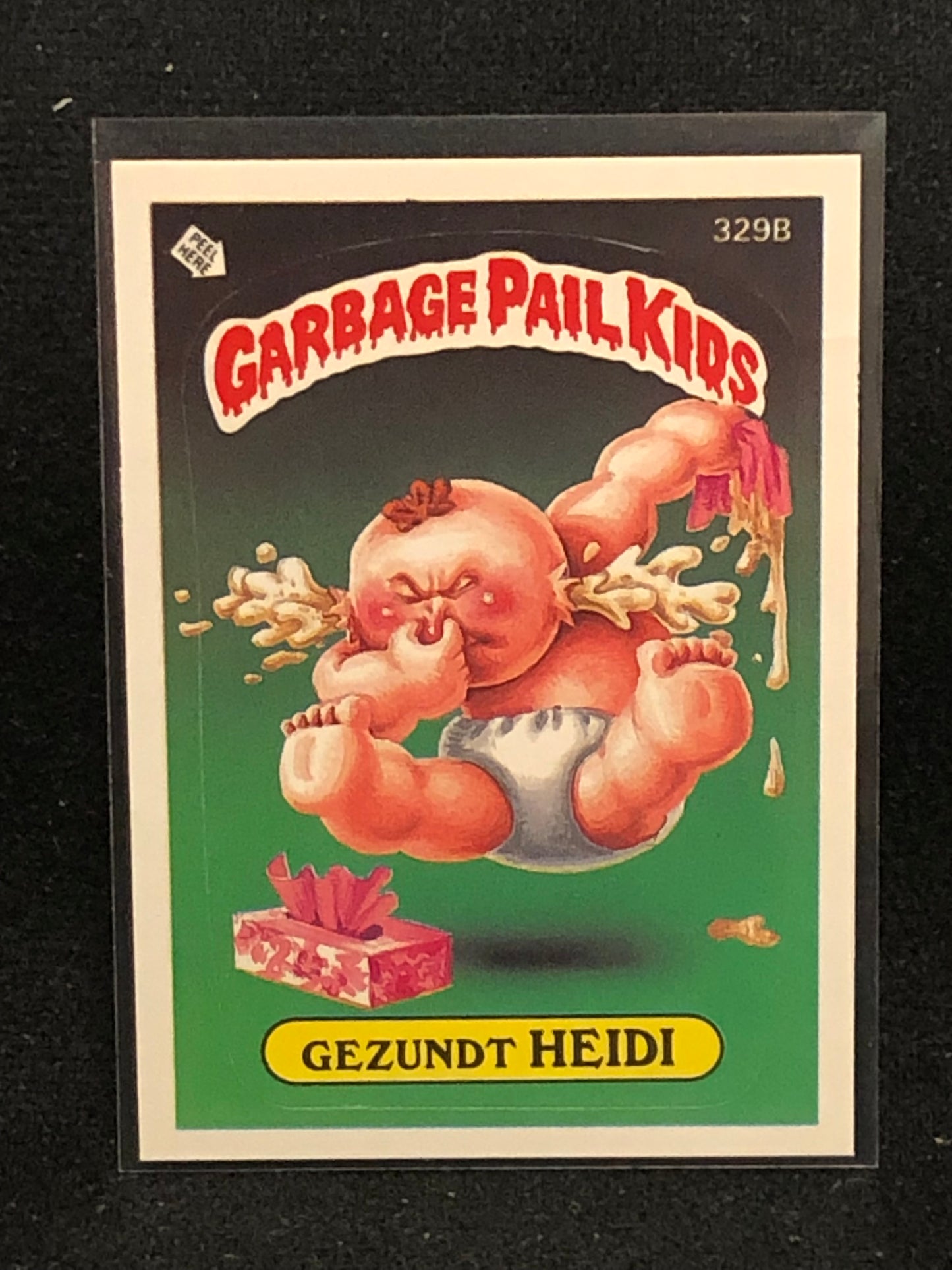 Garbage Pail Kids Original Series 8 (os8) 329b Gezundt Heidi