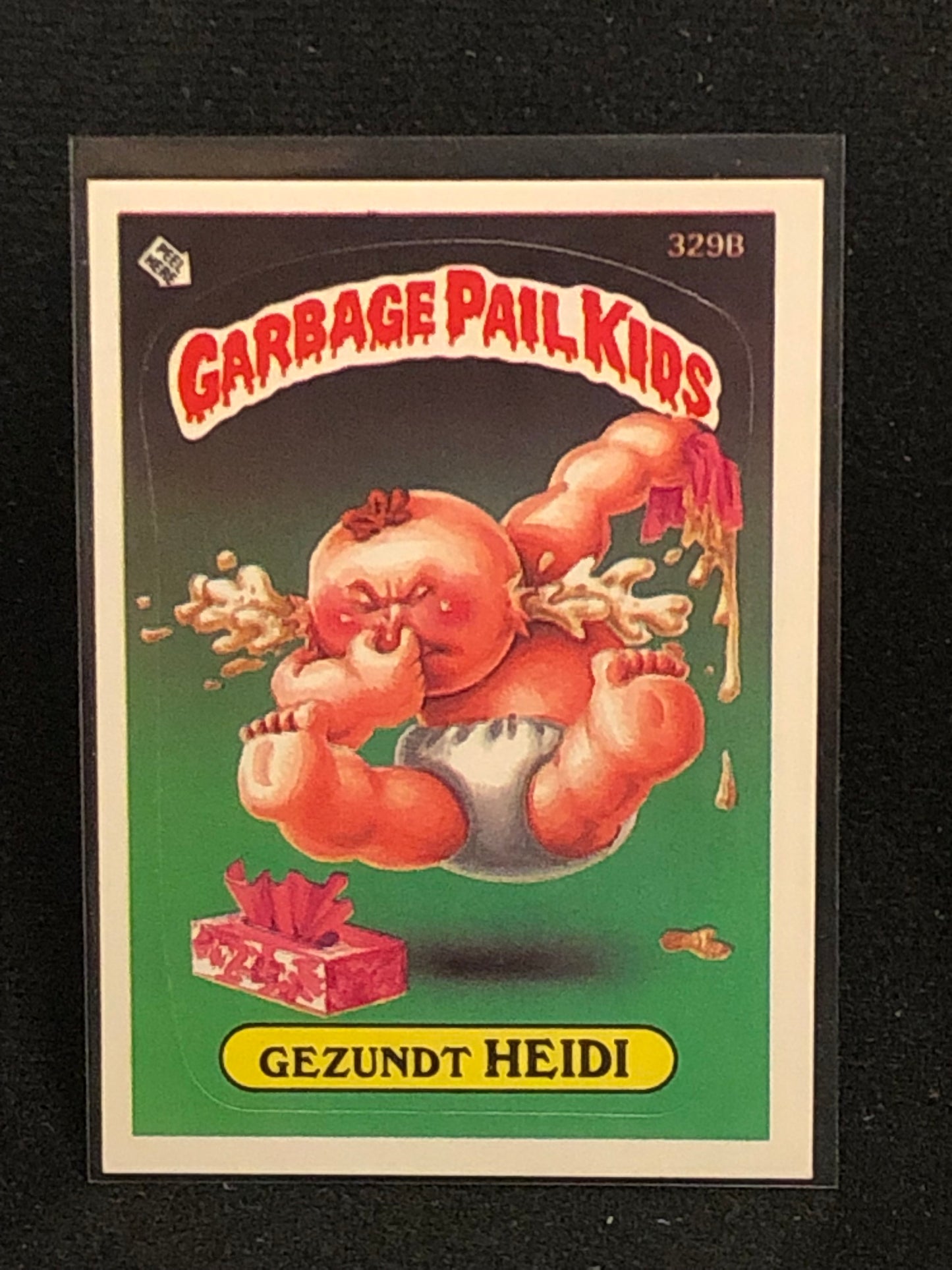 Garbage Pail Kids Original Series 8 (os8) 329b Gezundt Heidi